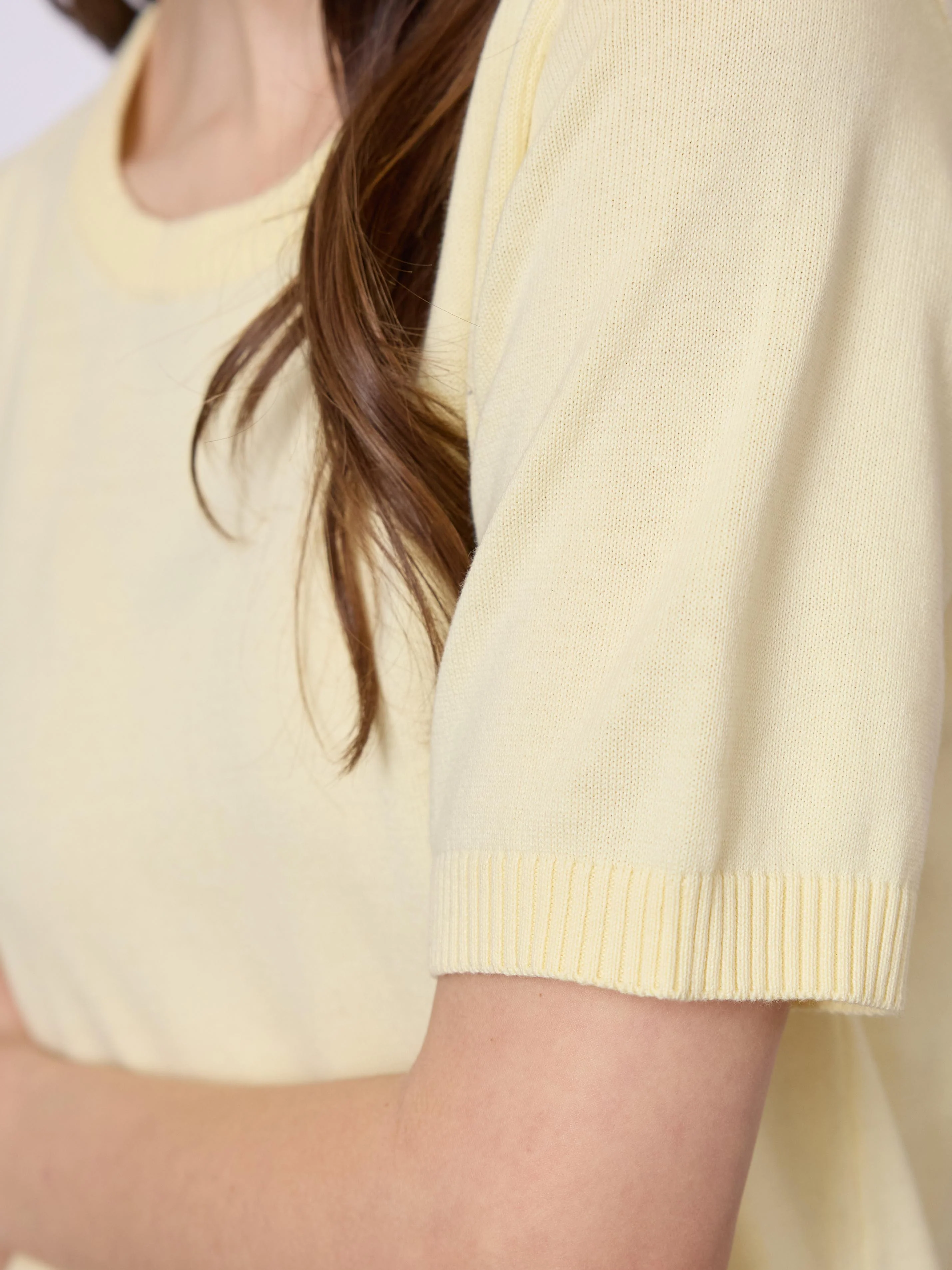 Aimee Solid - Yellow Pastel - Image 4
