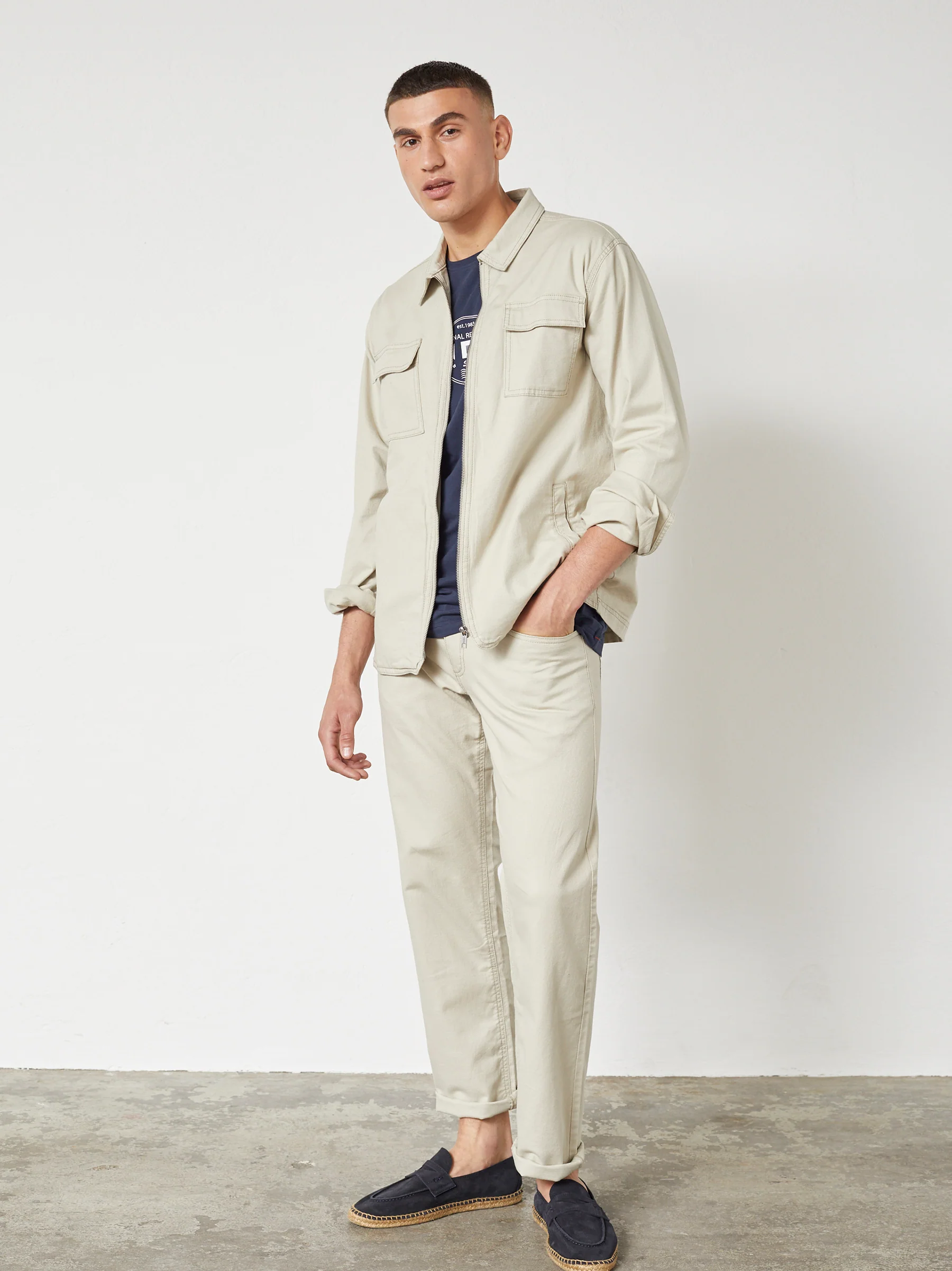 ALAN OVERSHIRT - Light Sand - Image 3