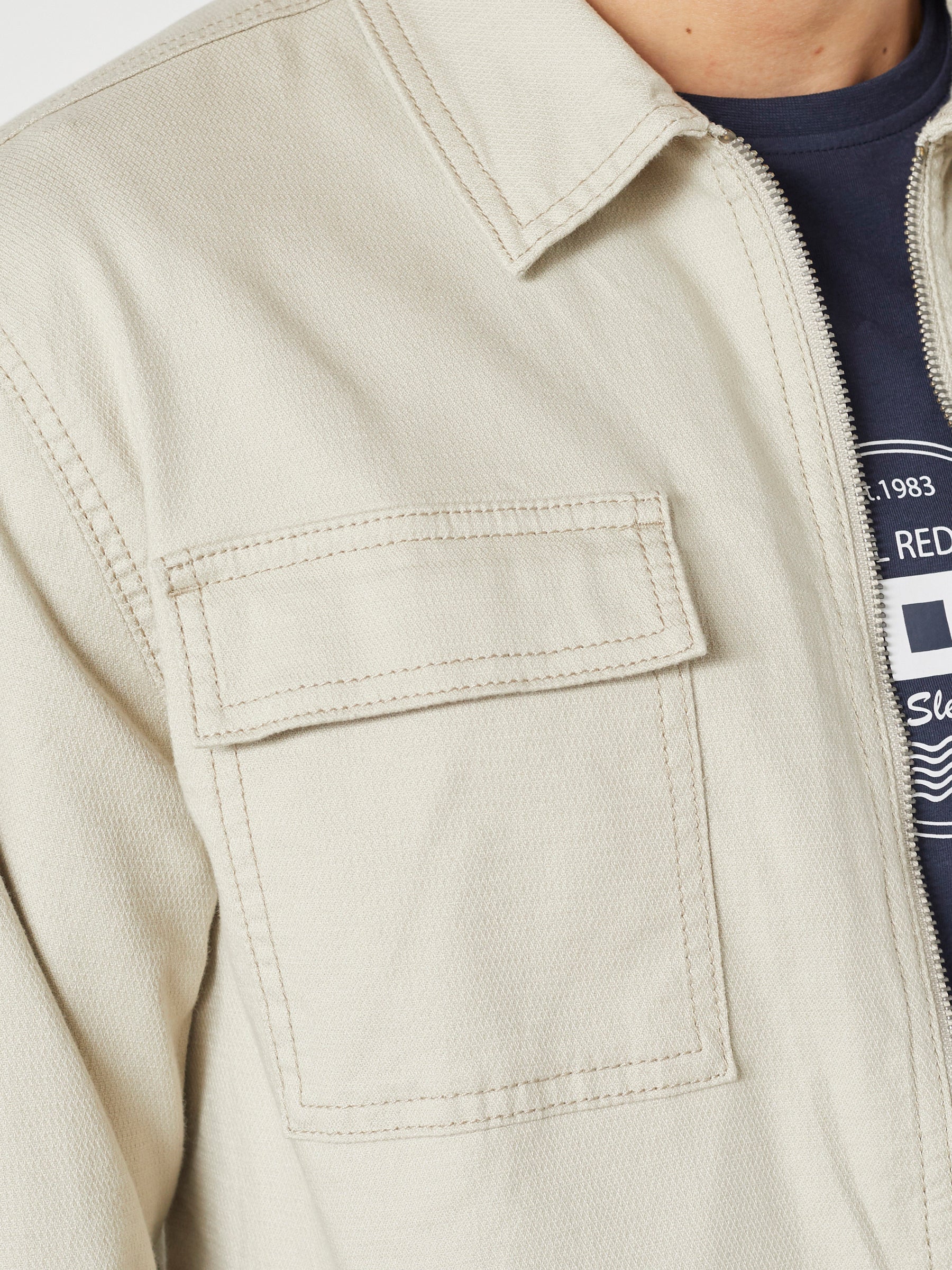 ALAN OVERSHIRT - Light Sand - Image 4