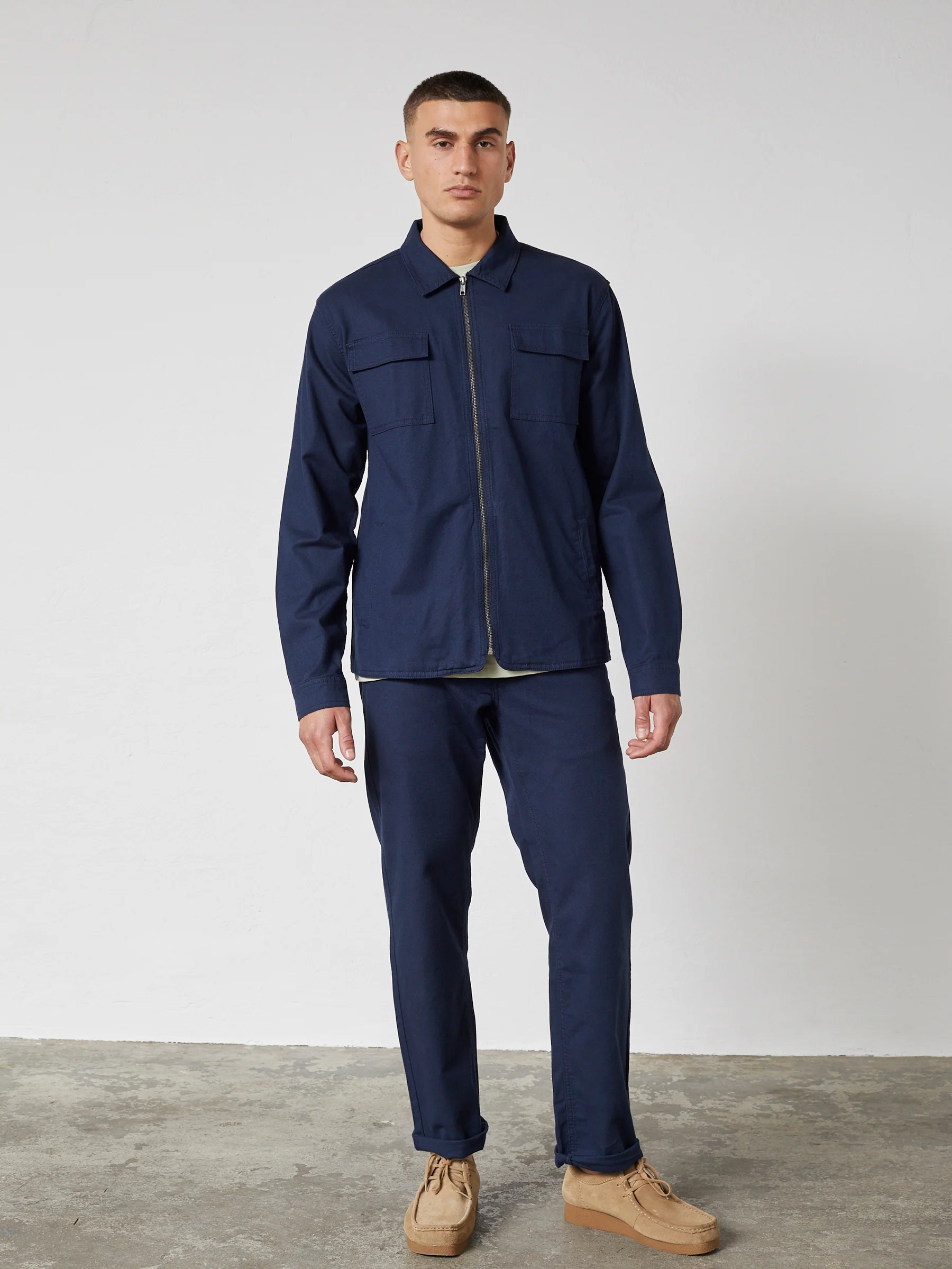 ALAN OVERSHIRT - NAVY - Image 3