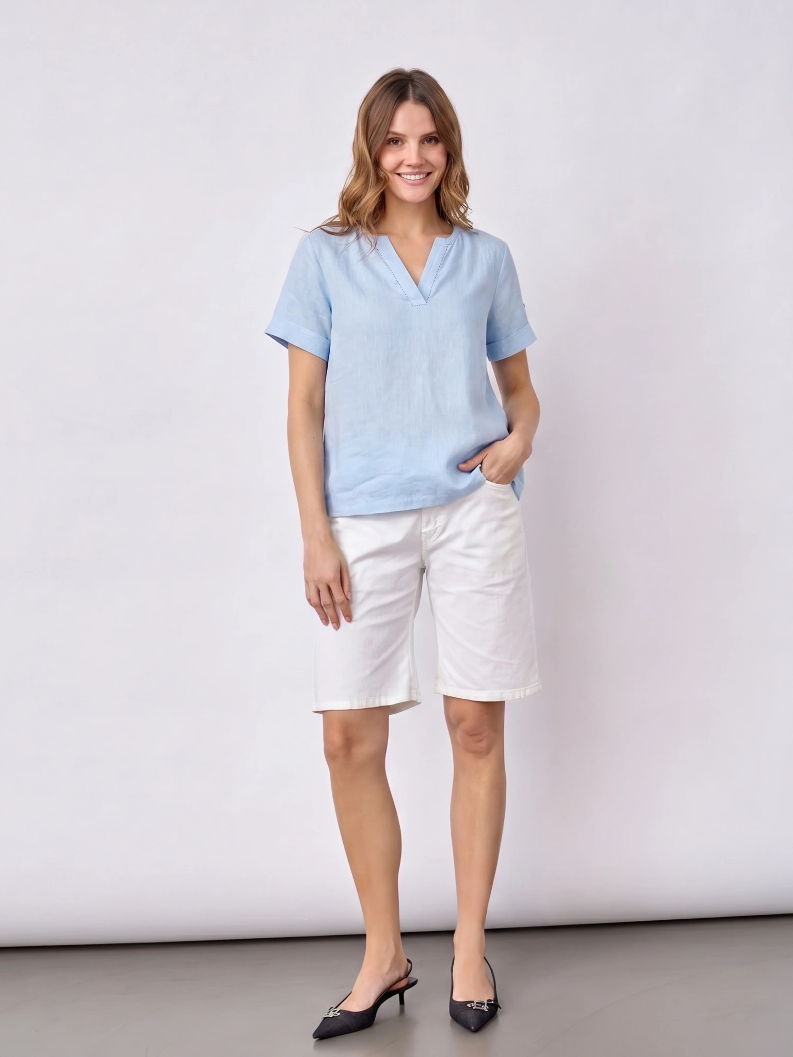 Alexia - Light Blue melange - Image 3