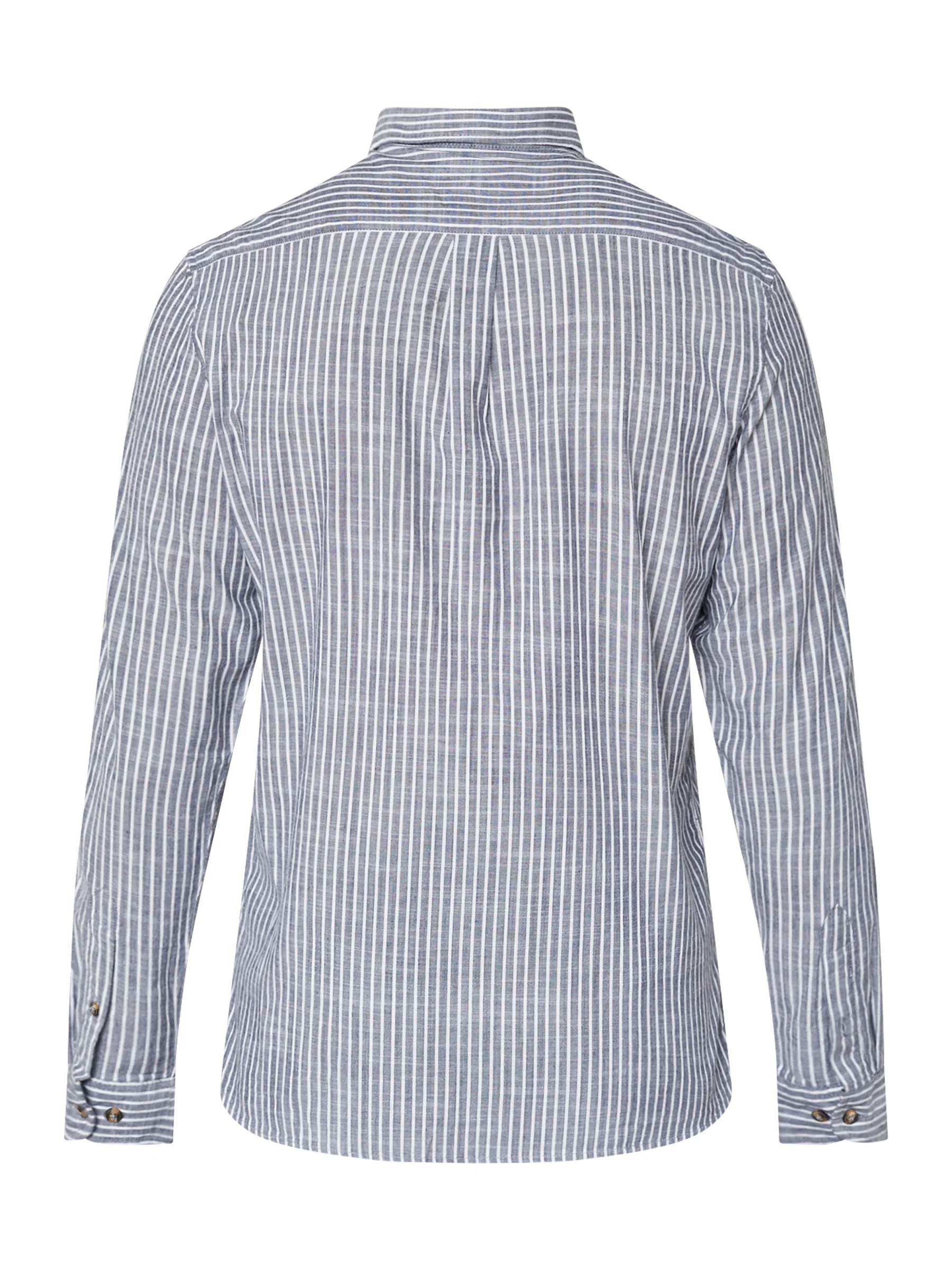 ANKER SHIRT STRIPED LS - Navy Stripe - Image 5