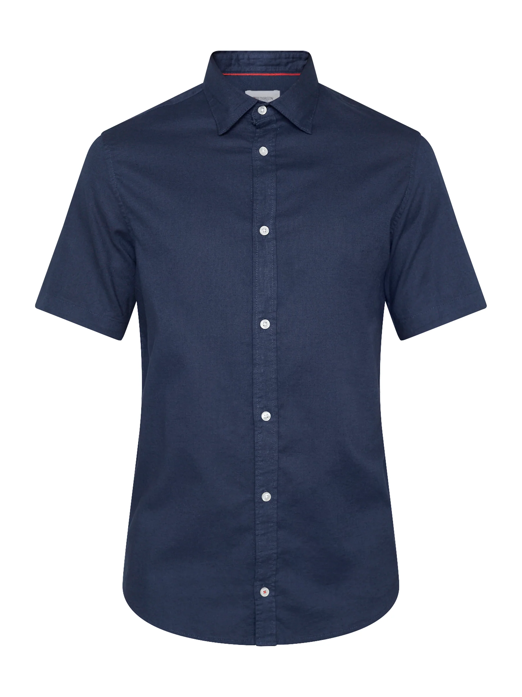 ASGER LINEN SHIRT SS - NAVY - Image 2