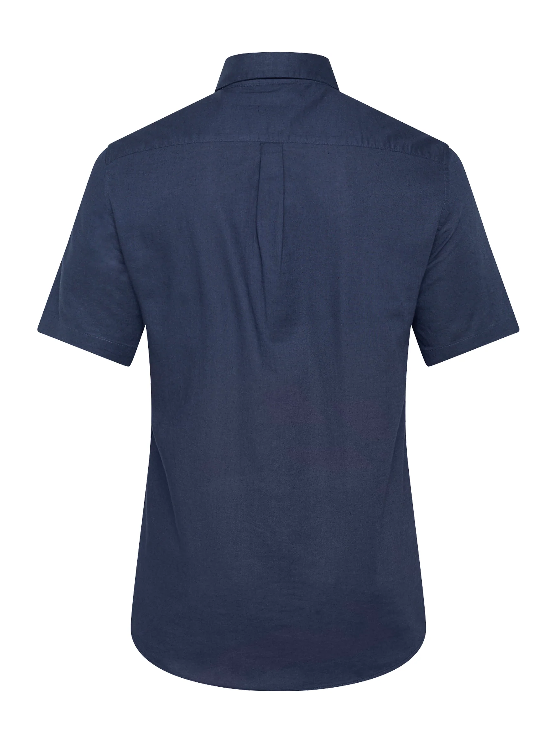 ASGER LINEN SHIRT SS - NAVY - Image 5