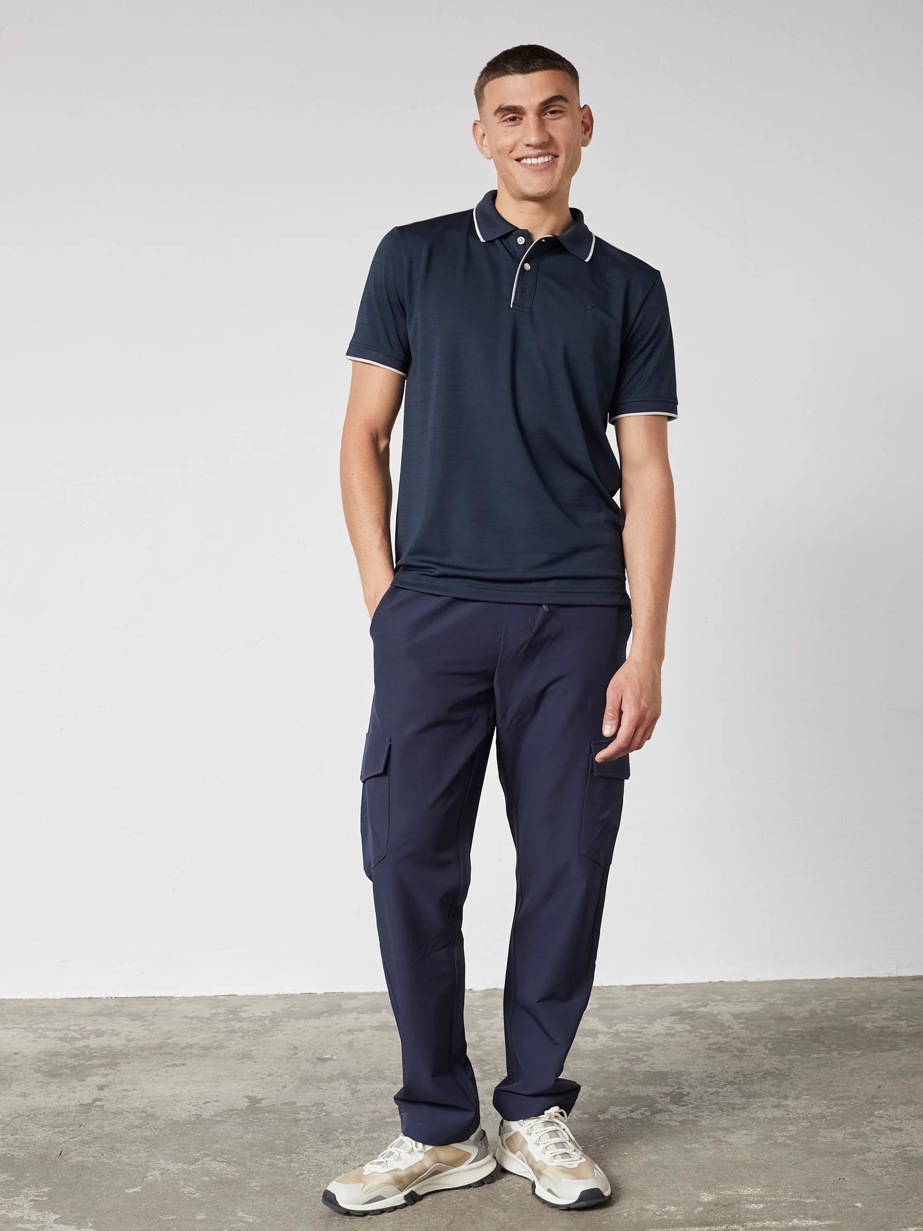 CANE POLO SS FAST DRY - NAVY - Image 3