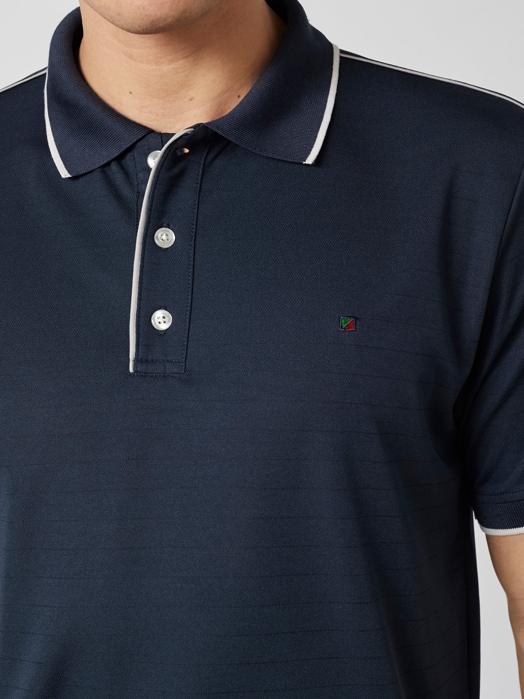 CANE POLO SS FAST DRY - NAVY - Image 4