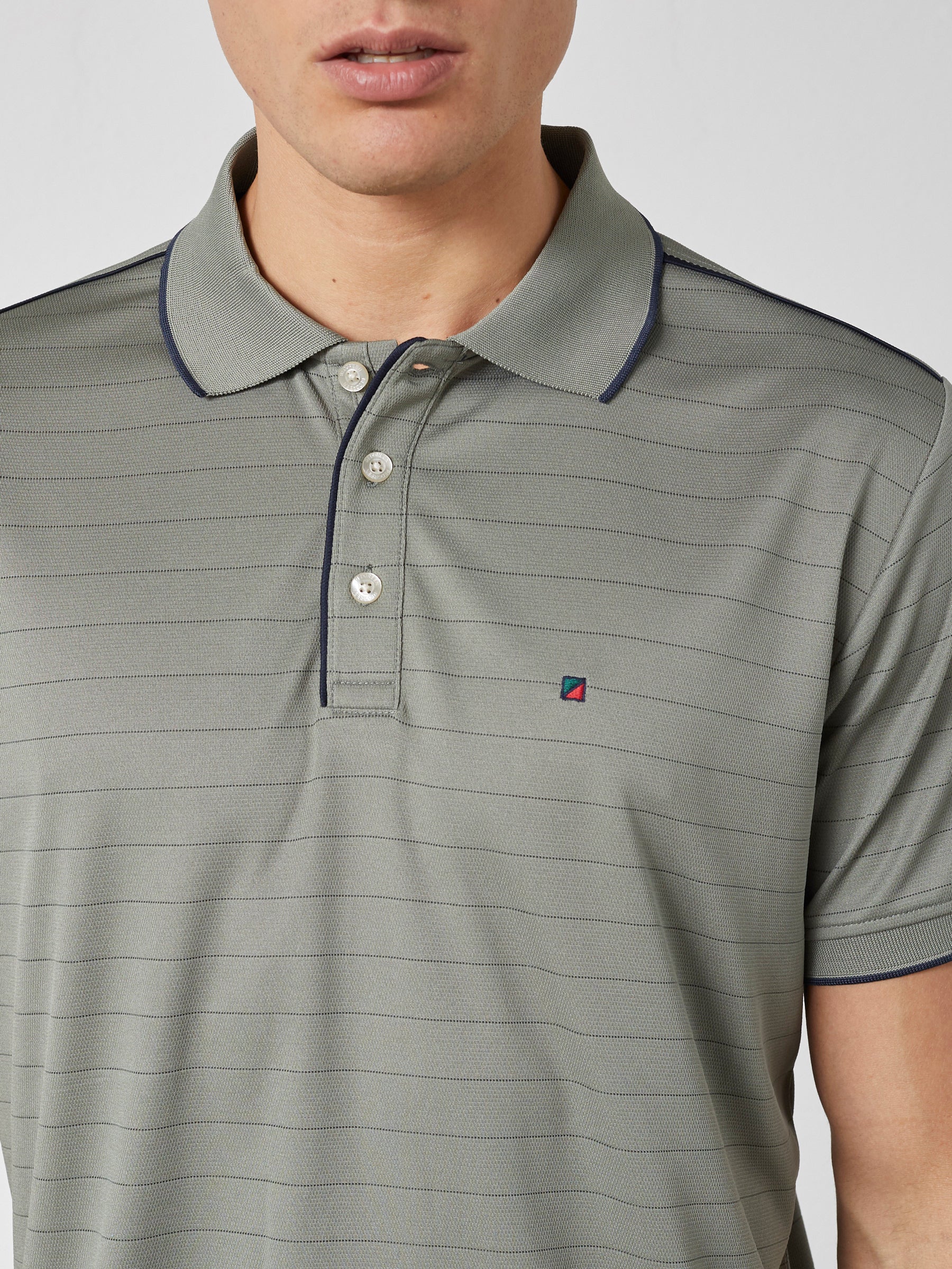 CANE POLO SS FAST DRY - Olive Green - Image 4