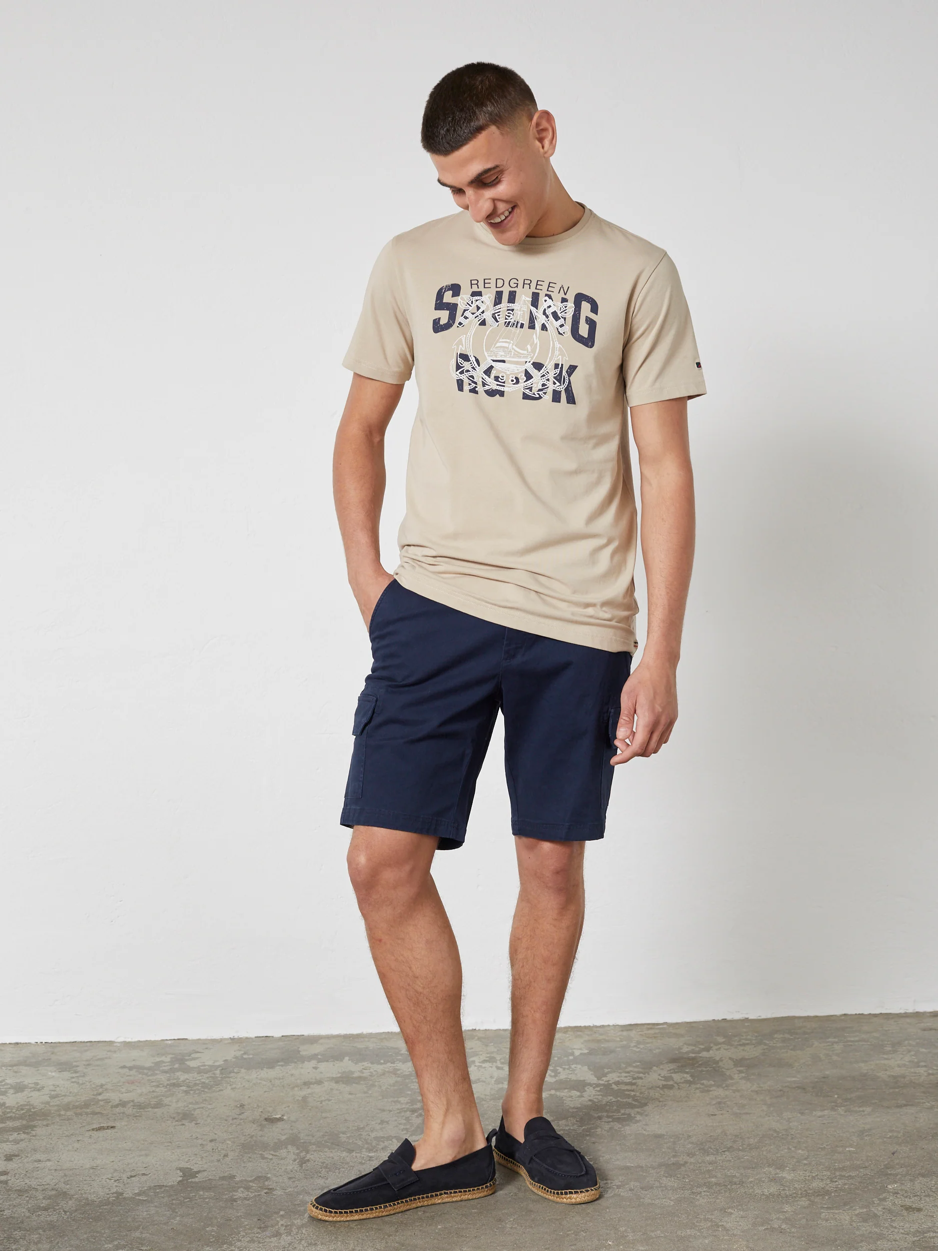 CARIUS T-SHIRT SS - Light Sand - Image 3