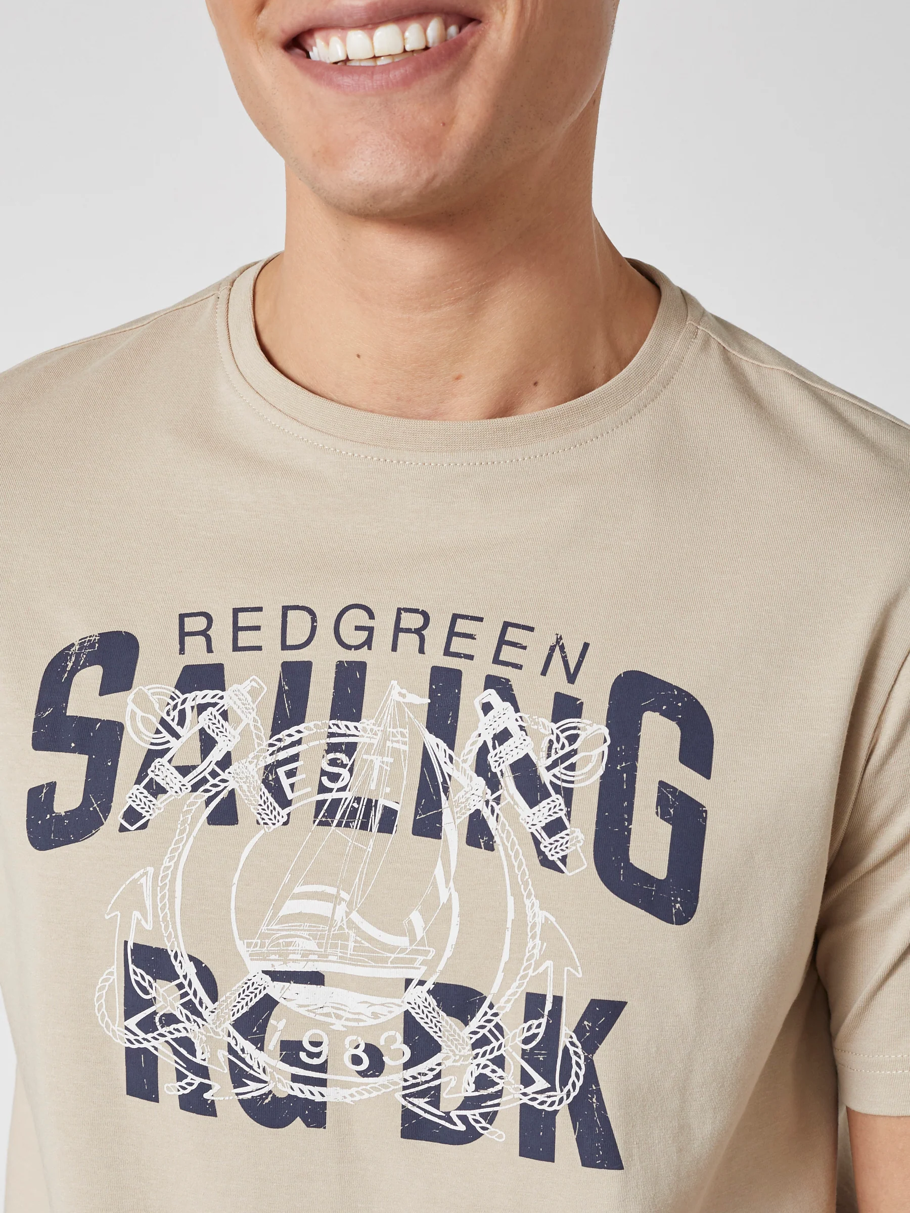 CARIUS T-SHIRT SS - Light Sand - Image 4