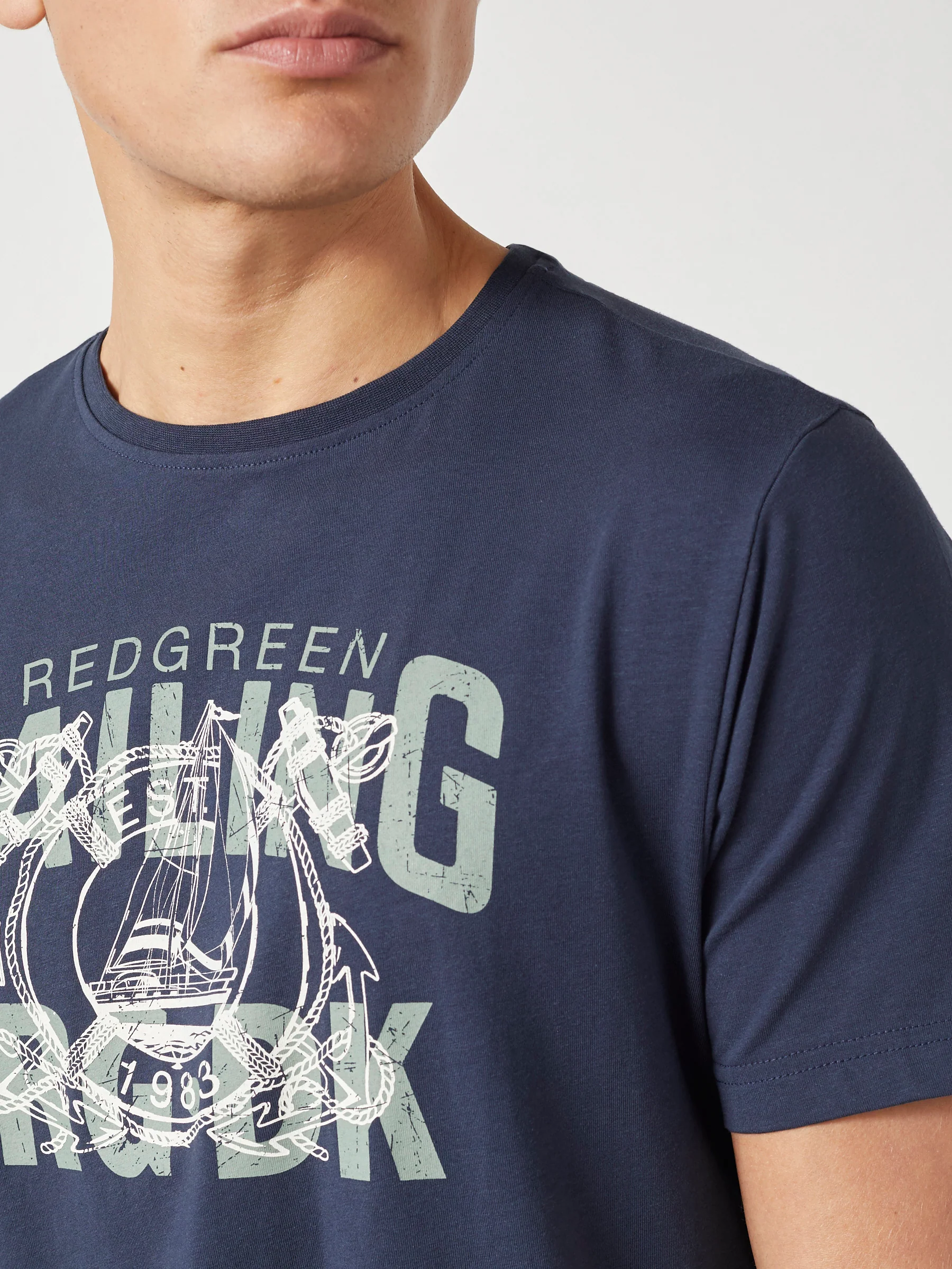 CARIUS T-SHIRT SS - NAVY - Image 4