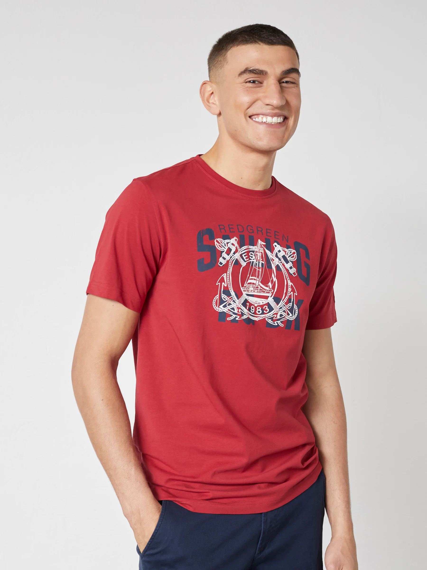 CARIUS T-SHIRT SS - Red