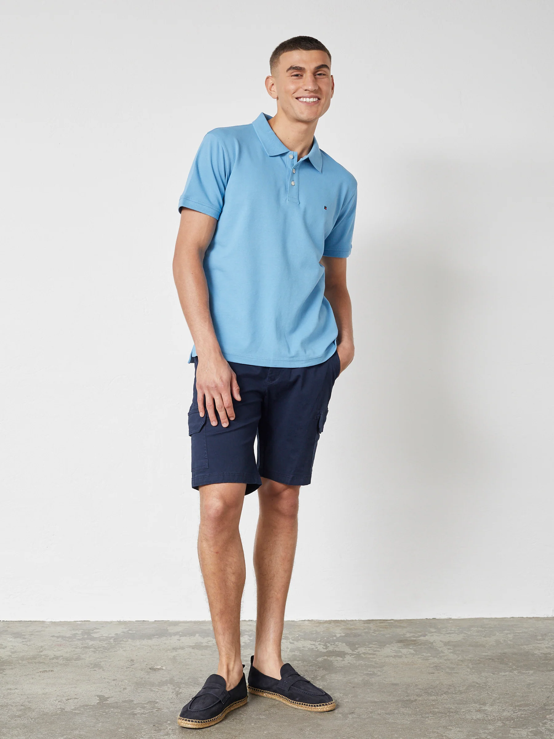 CARL POLO T-SHIRT SS - Blue - Image 3