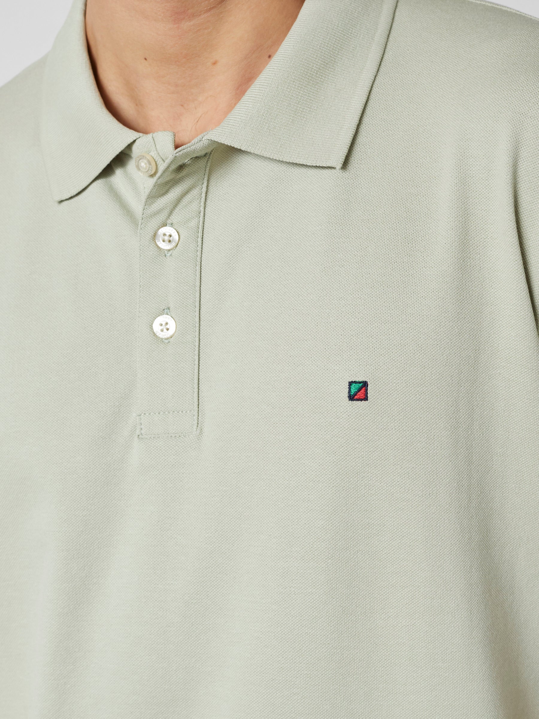 CARL POLO T-SHIRT SS - Green Pastel - Image 4