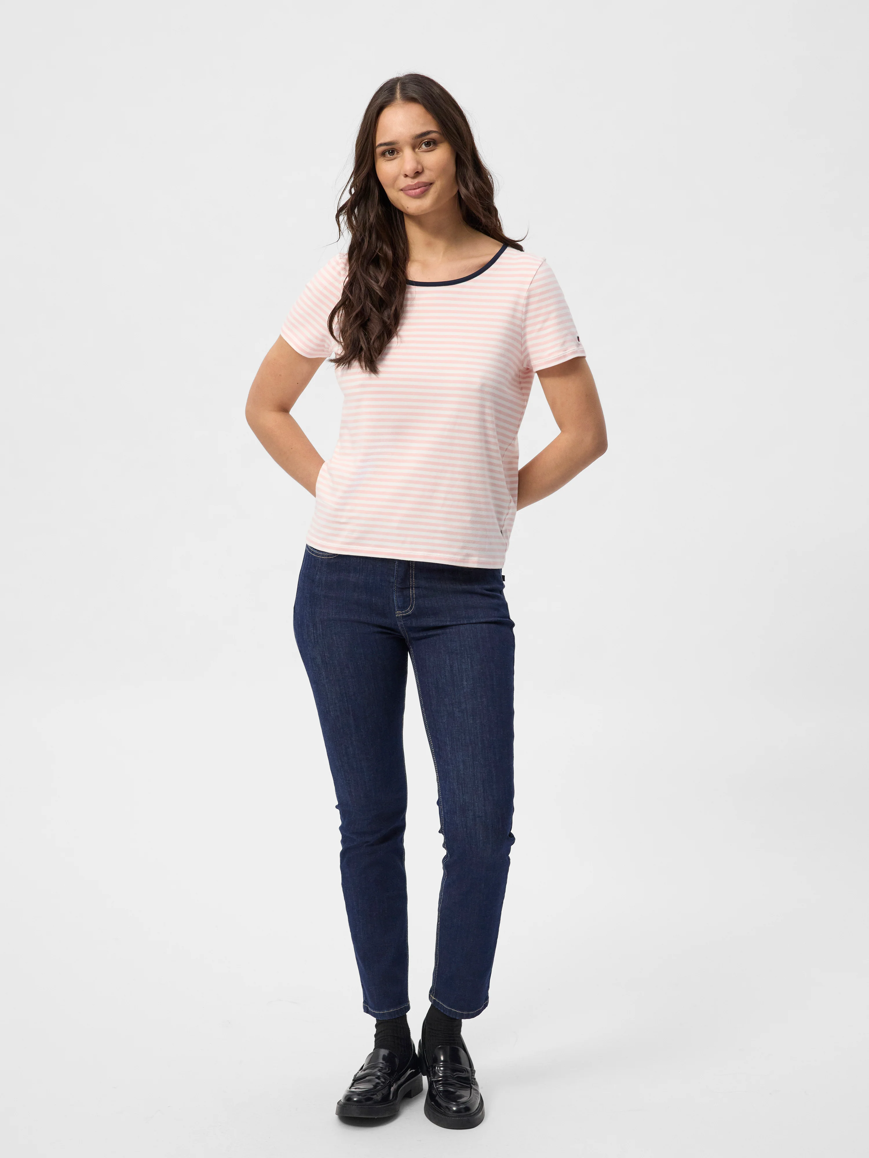 Cecilie Tee - Rose Stripe - Image 3