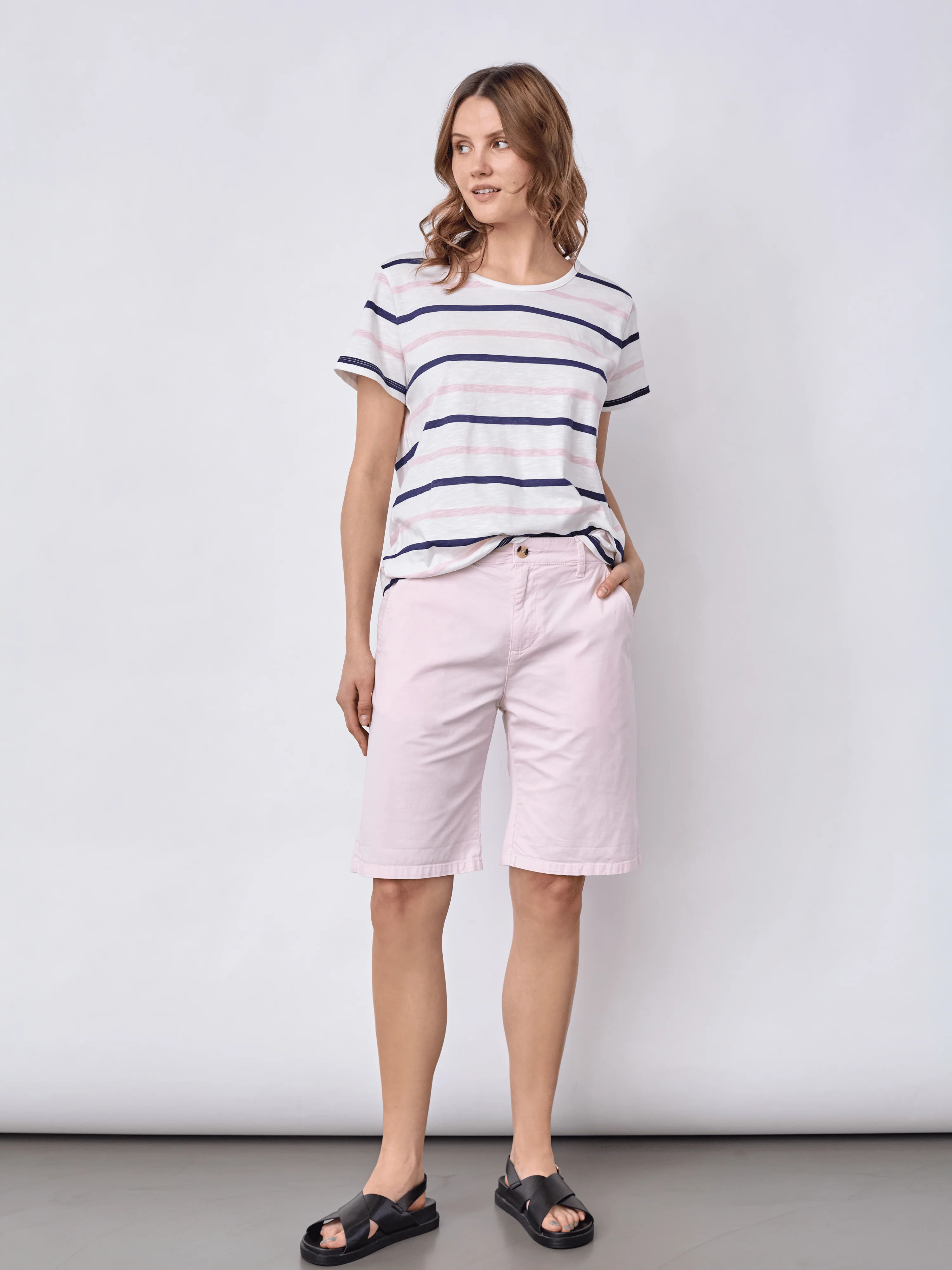 Chris T-shirt - Pink Stripe - Image 3