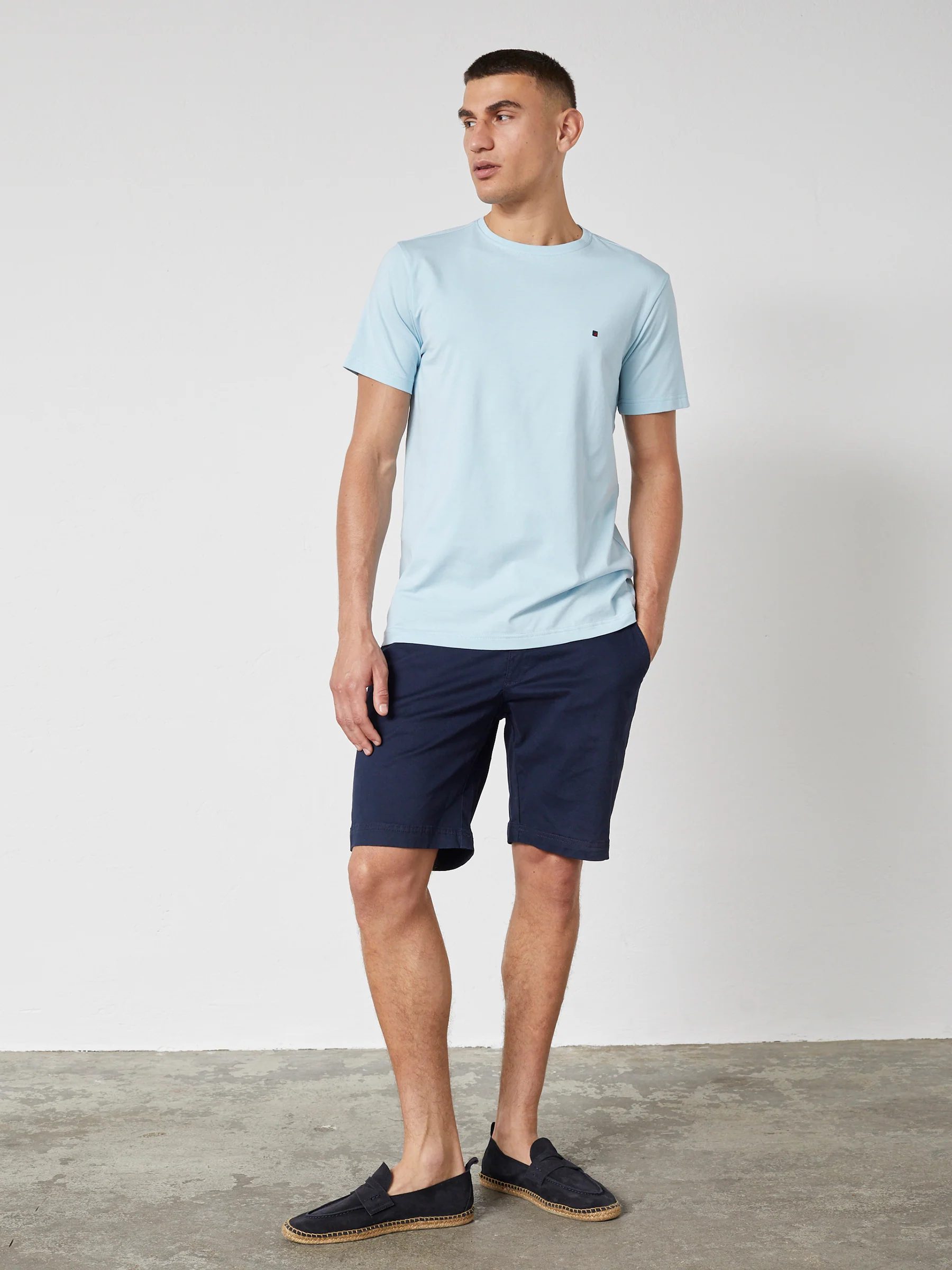 CHRIS T-SHIRT SS - Blue Pastel - Image 3
