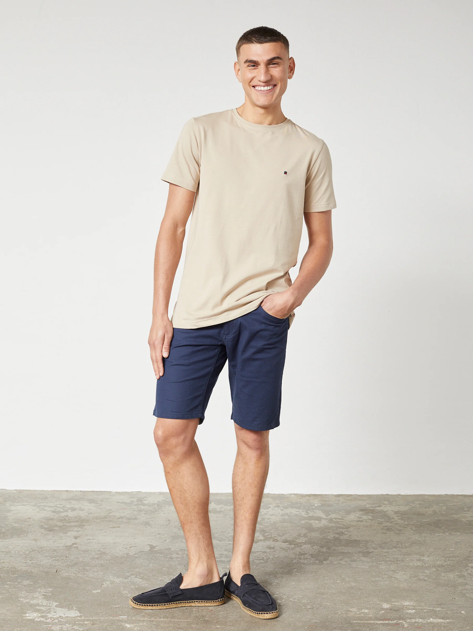 CHRIS T-SHIRT SS - Light Sand - Image 3