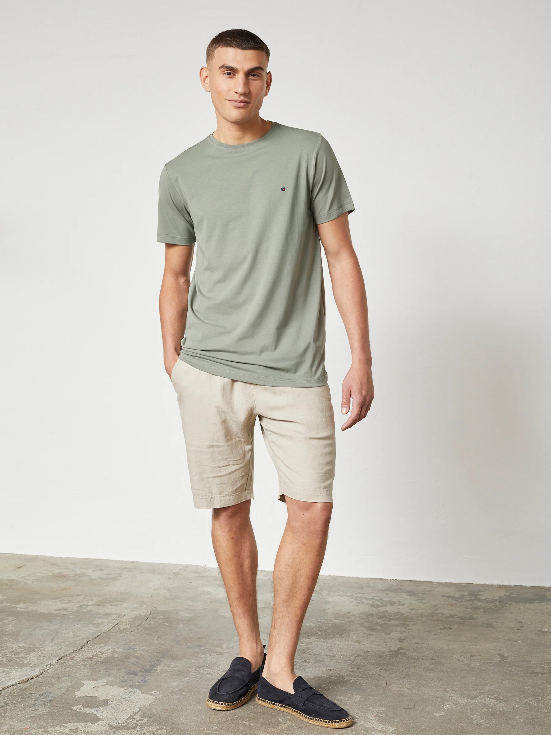 CHRIS T-SHIRT SS - Olive Green - Image 3