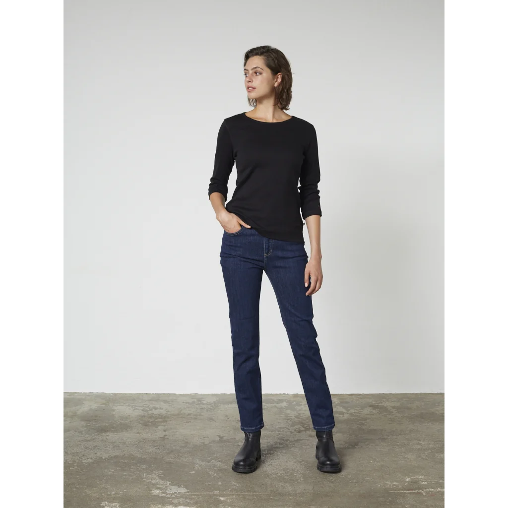Clarissa Long Sleeve Tee - Black - Image 4