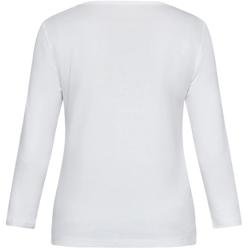 Clarissa Long Sleeve Tee - Hvid - Image 5