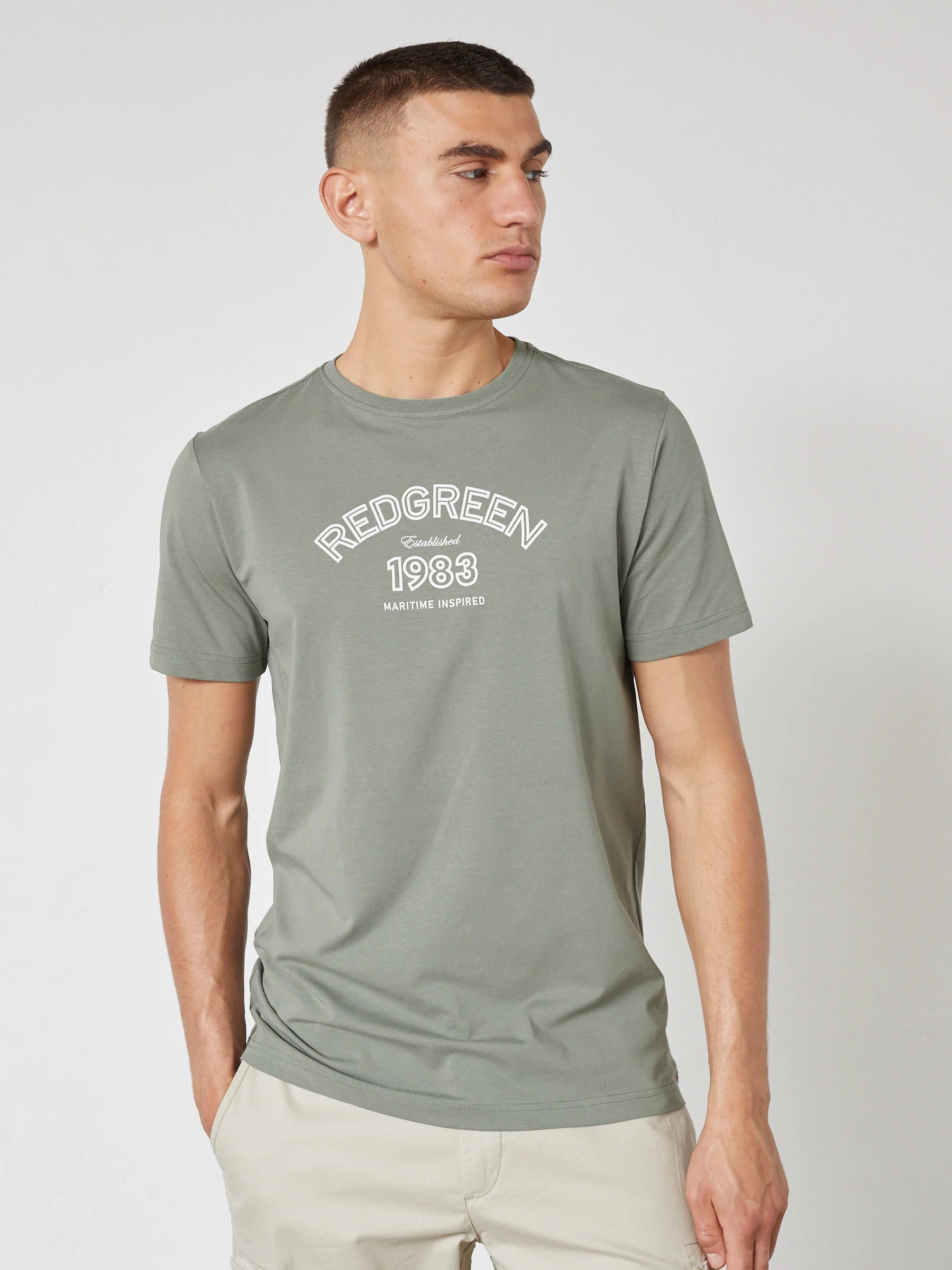 CON T-SHIRT SS - Olive Green