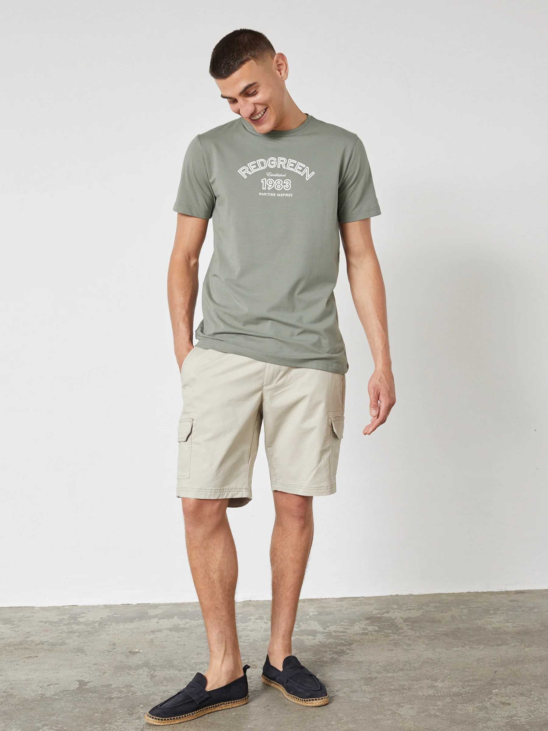 CON T-SHIRT SS - Olive Green - Image 3