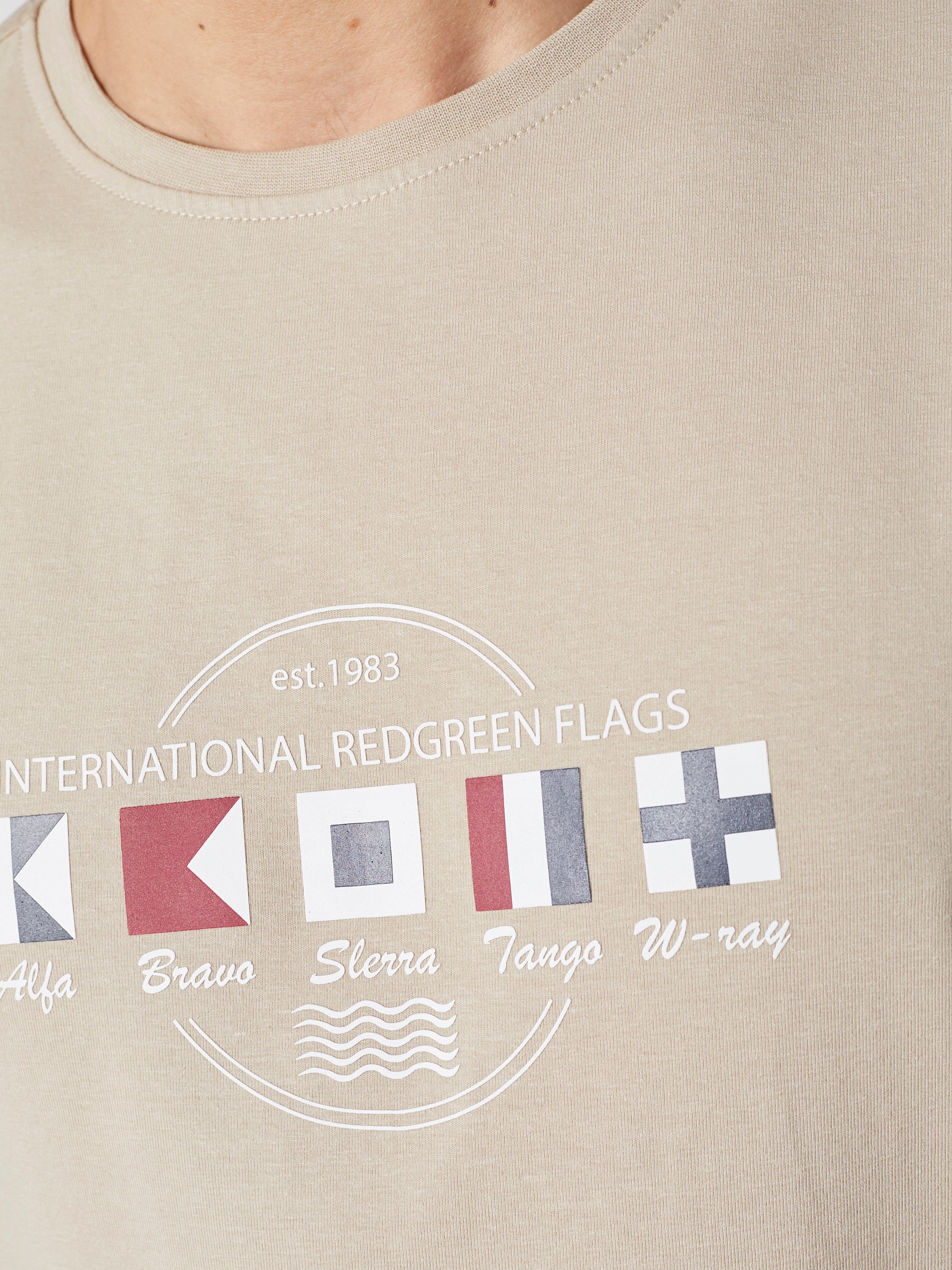 CONRAD T-SHIRT SS - Light Sand - Image 4