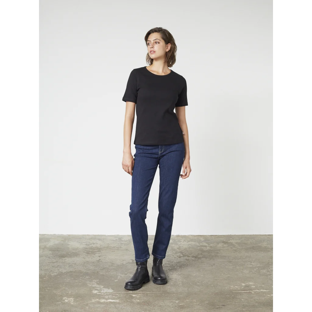 Cora Short Sleeve Tee - Black - Image 4