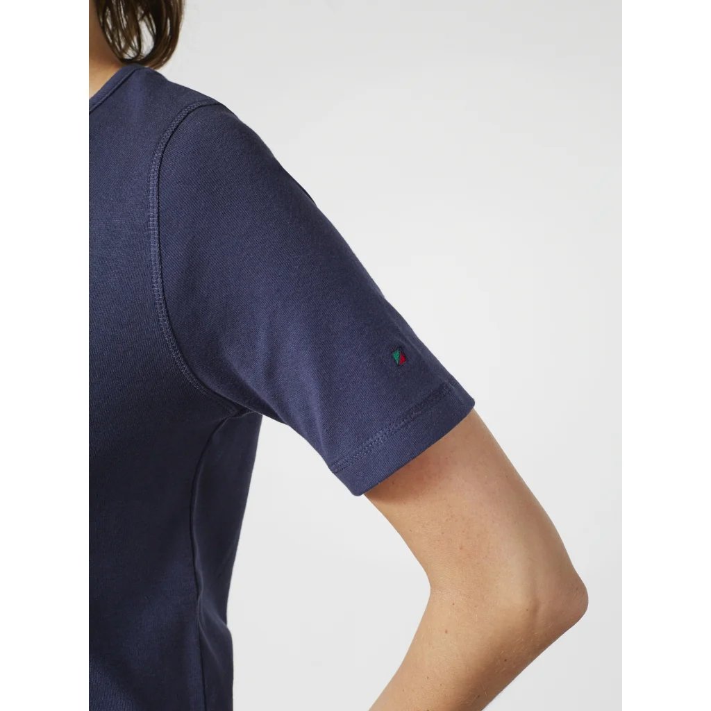 Cora Short Sleeve Tee - Navy - Image 4
