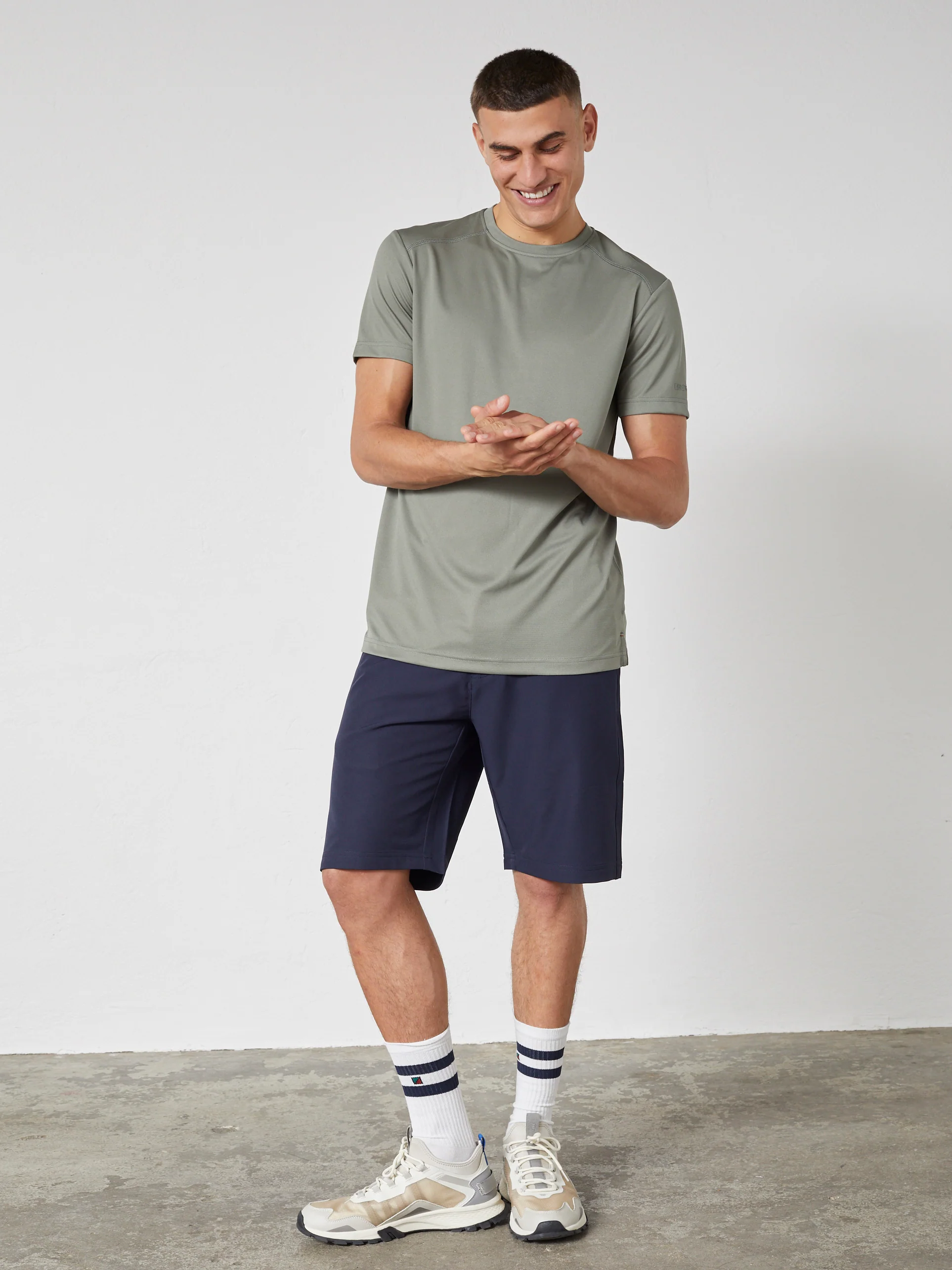 COSMO FAST DRY TEE SS - Olive Green - Image 3