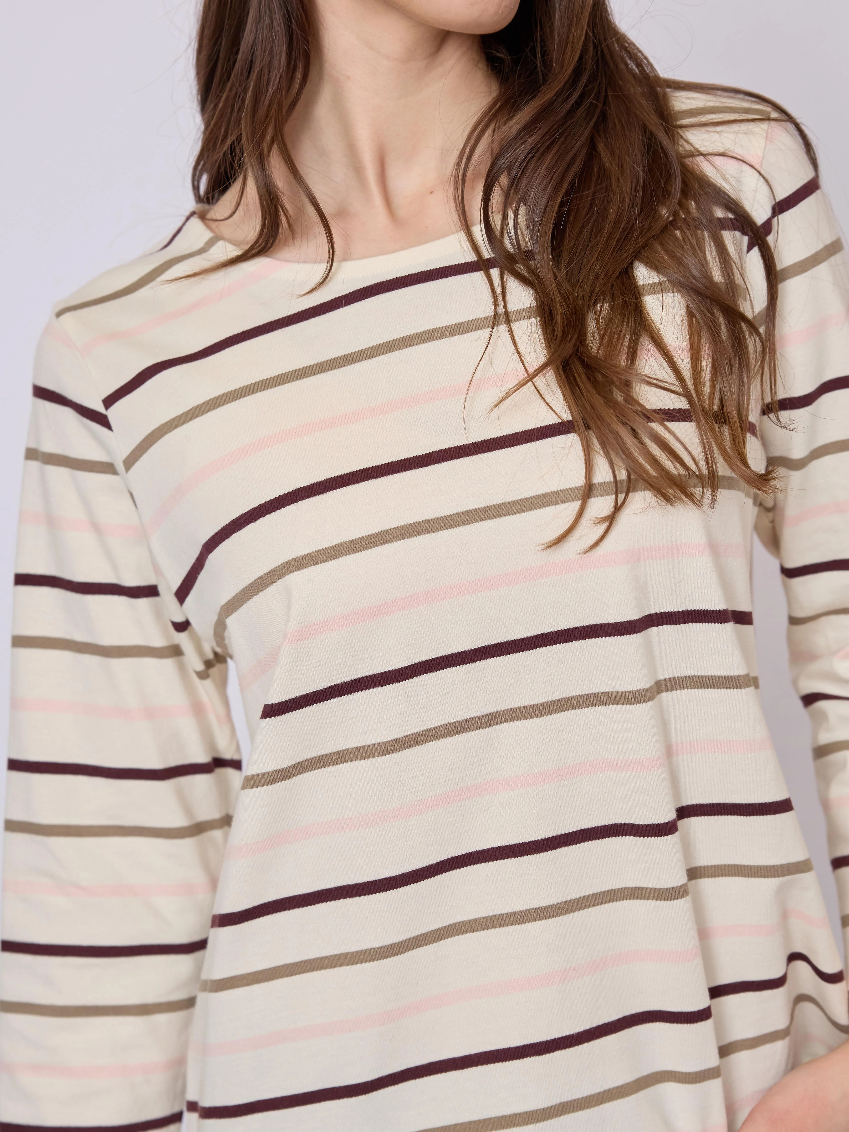 Croco T-shirt - Rose Stripe - Image 4