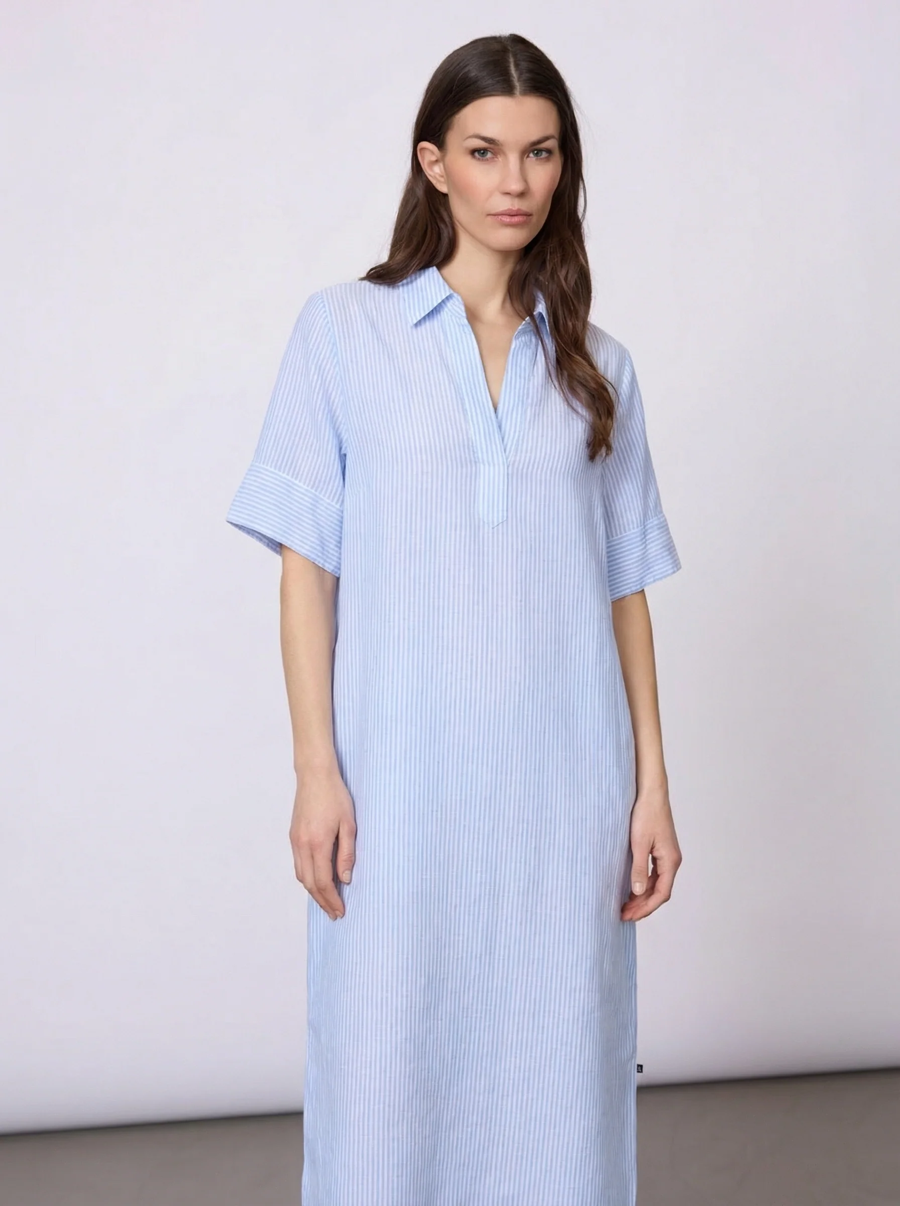 Delphine - Blue Stripe