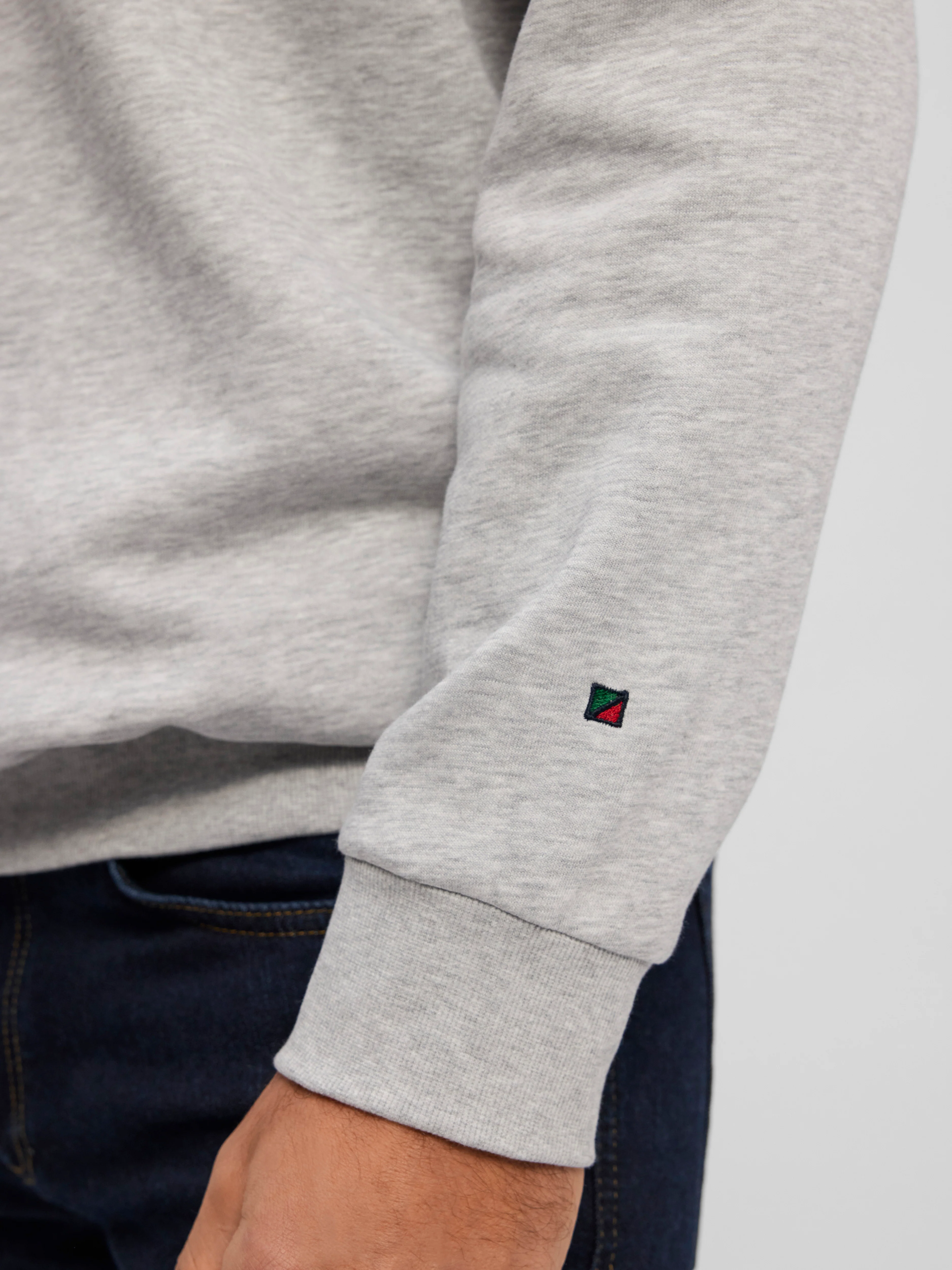 Frankie Båd Sweatshirt - Grey Melange - Image 6