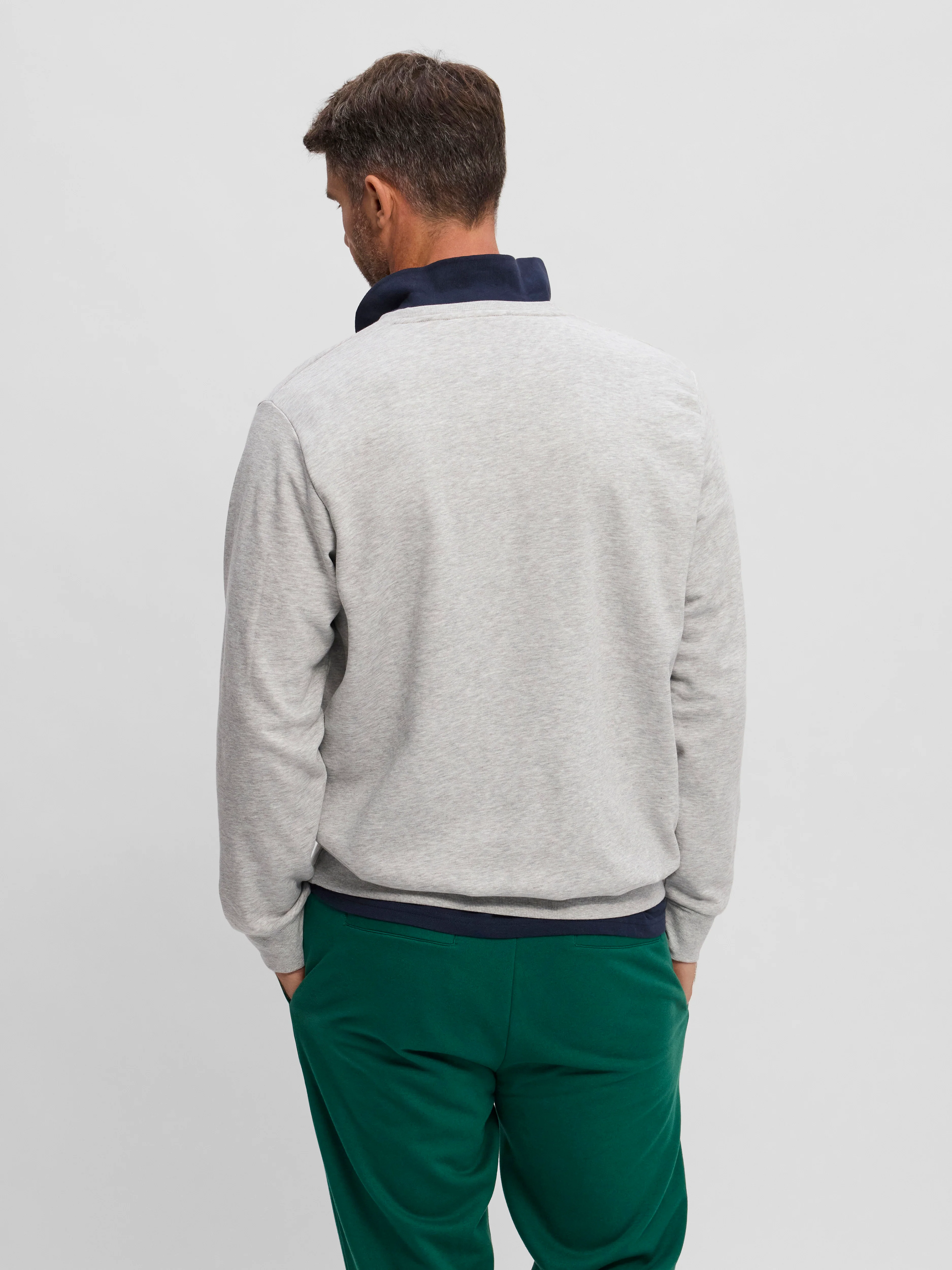 Frankie Logo Sweatshirt - Grey Melange - Image 3