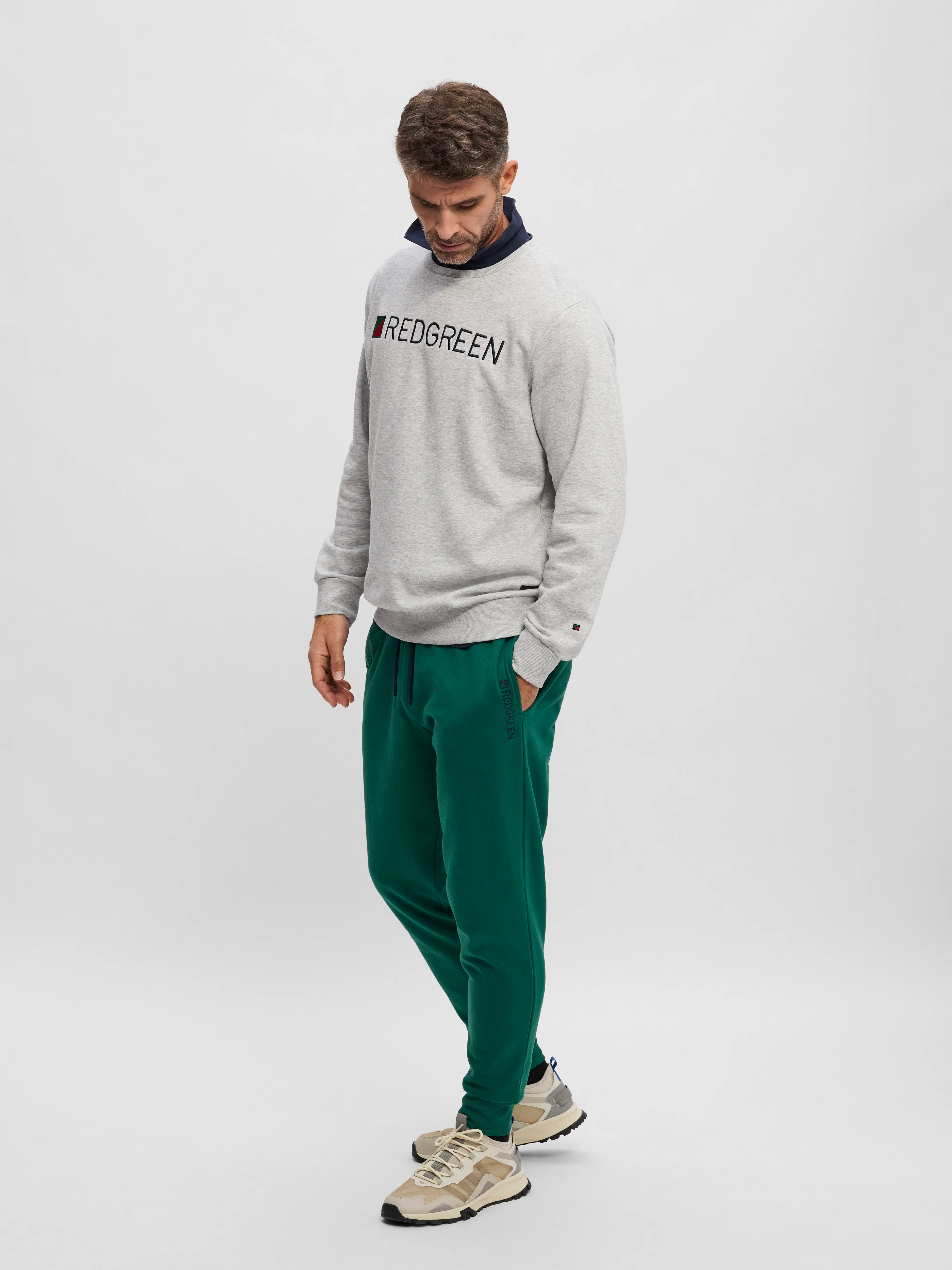 Frankie Logo Sweatshirt - Grey Melange - Image 4