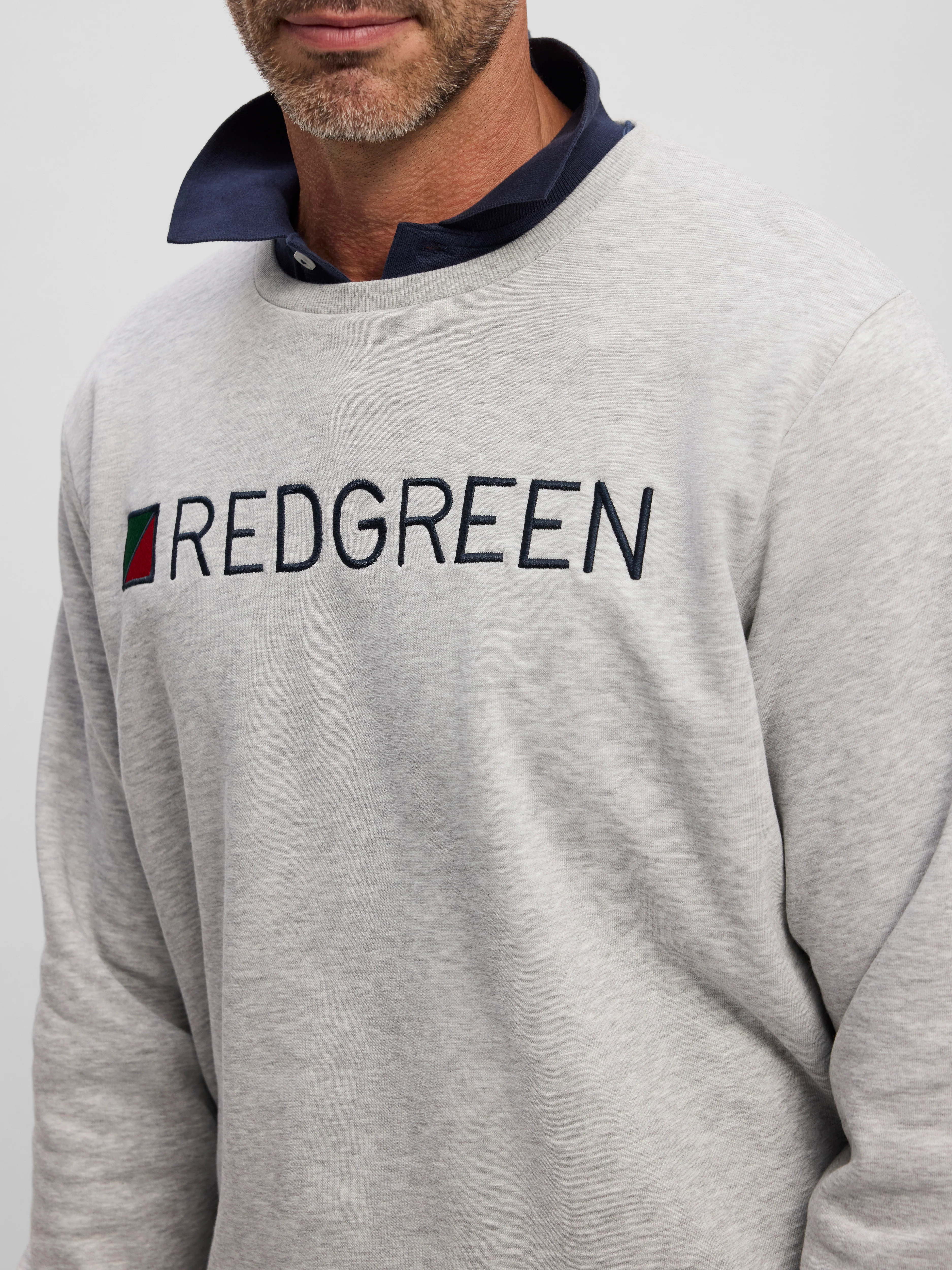 Frankie Logo Sweatshirt - Grey Melange - Image 5