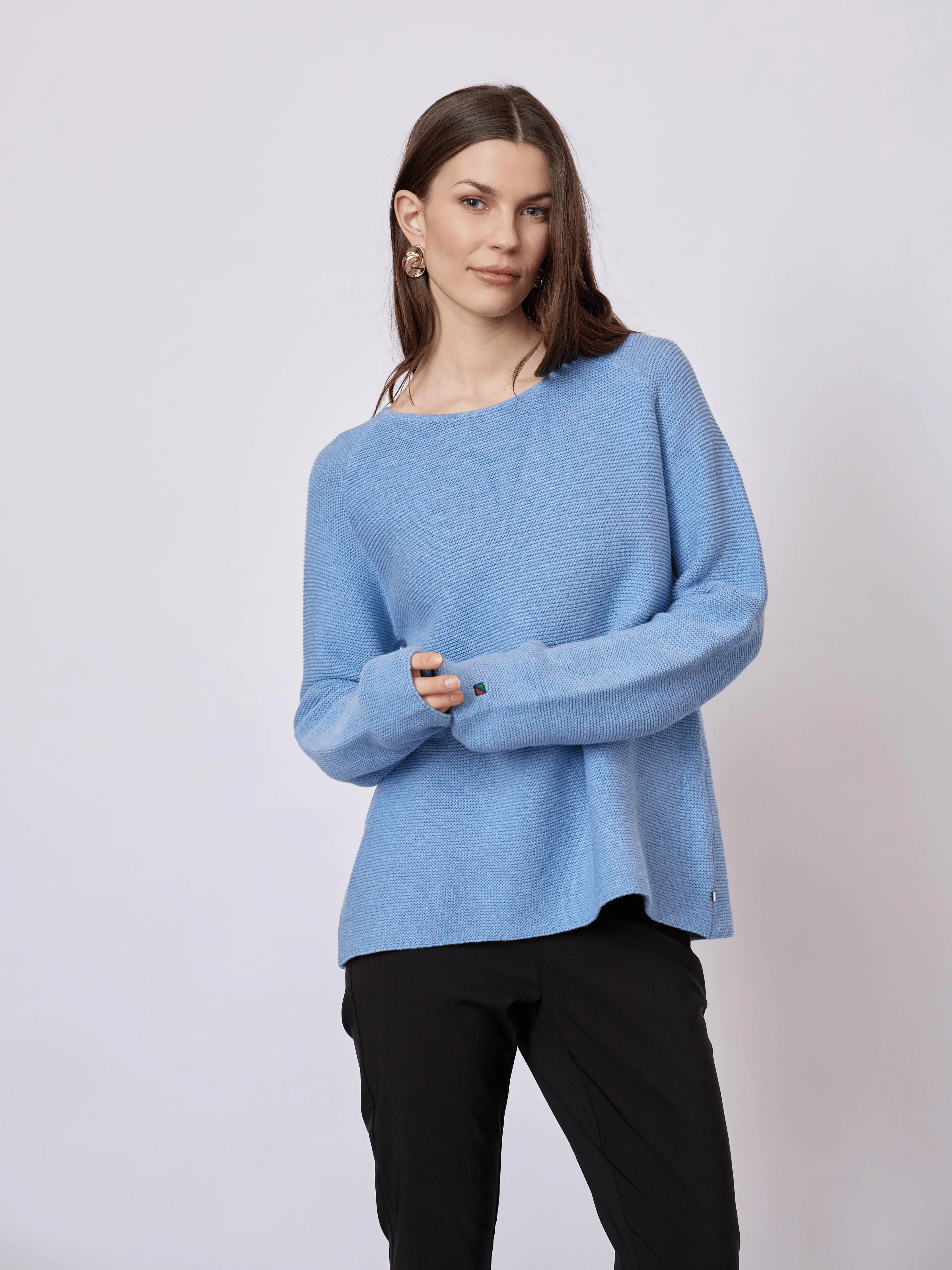 Julia Knit - Blue Melange