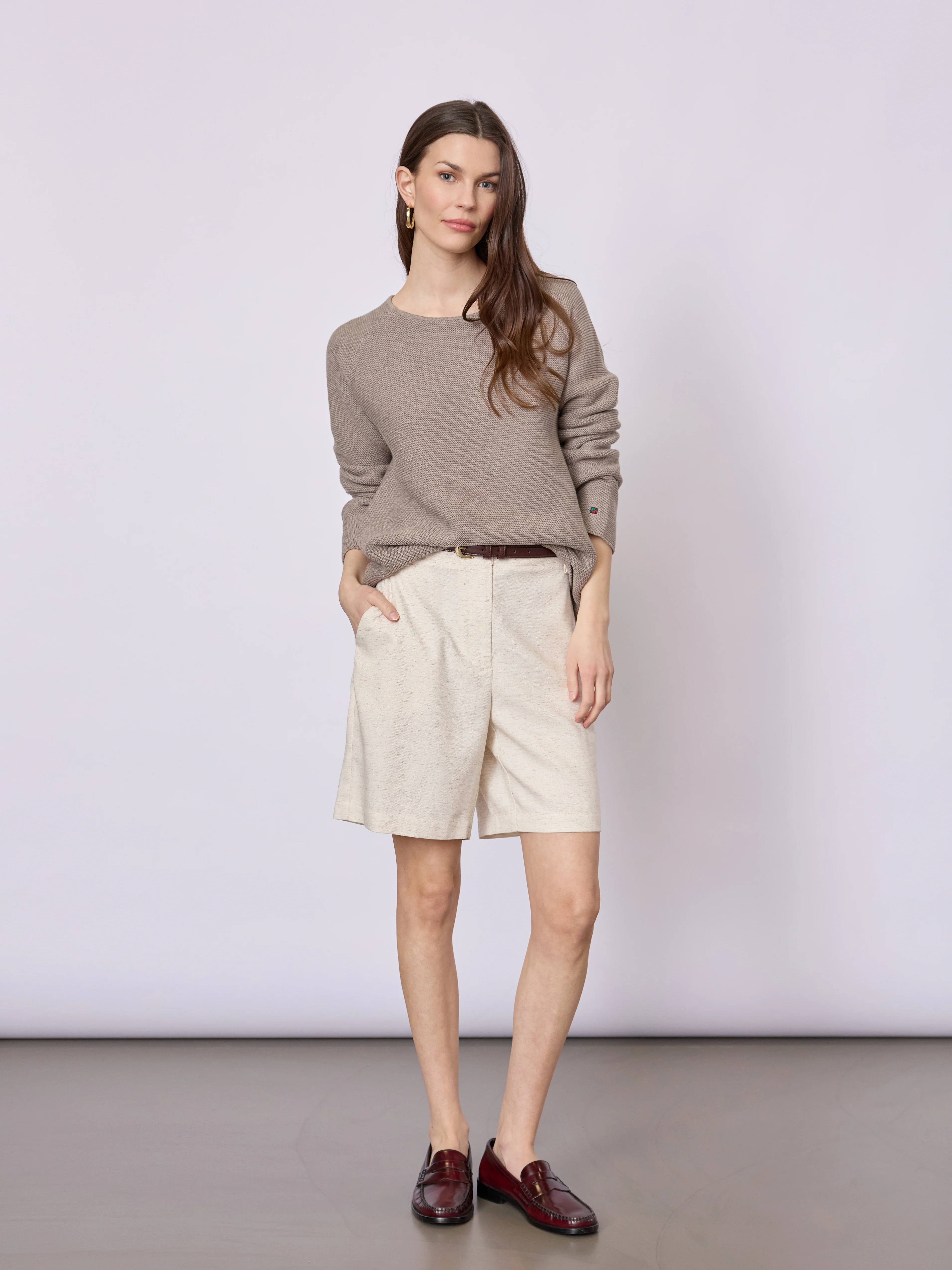 Julia Knit - Dark Sand Melange - Image 3