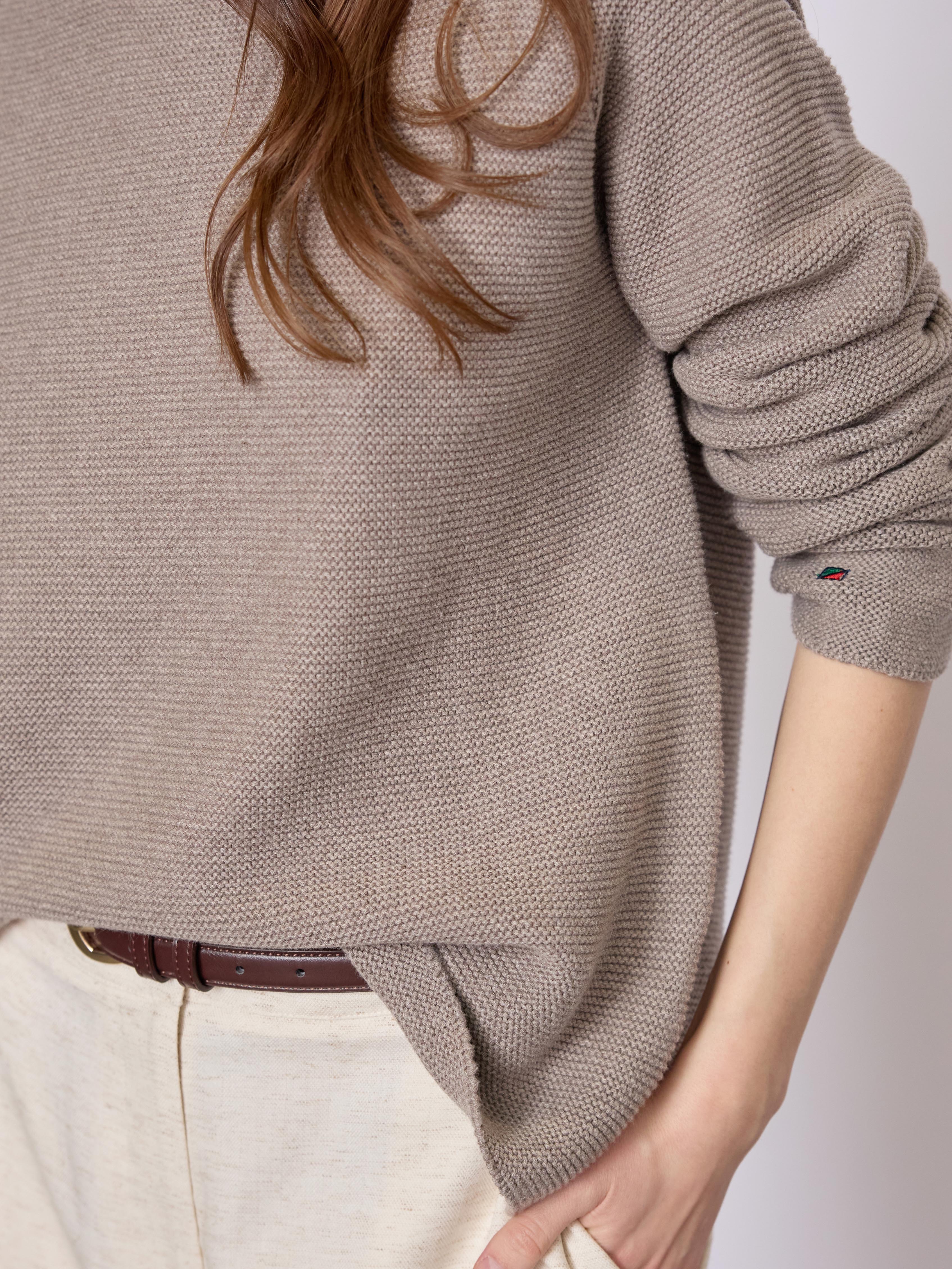 Julia Knit - Dark Sand Melange - Image 4