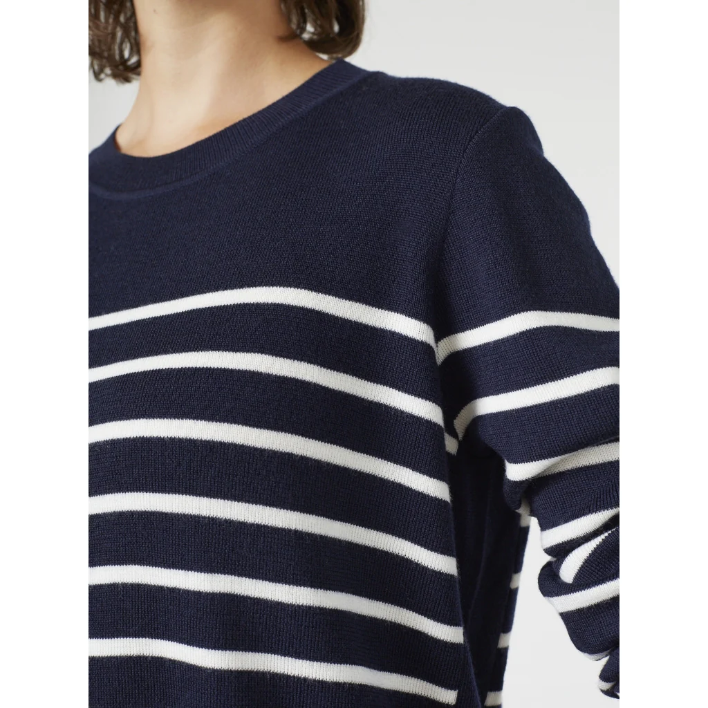 Kirsty Knit - Dark Navy Stripe - Image 3