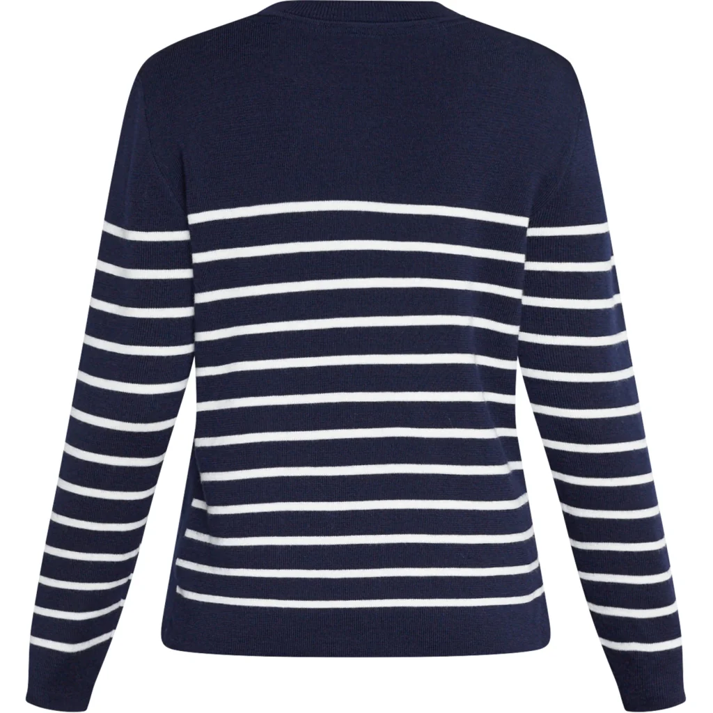 Kirsty Knit - Dark Navy Stripe - Image 5