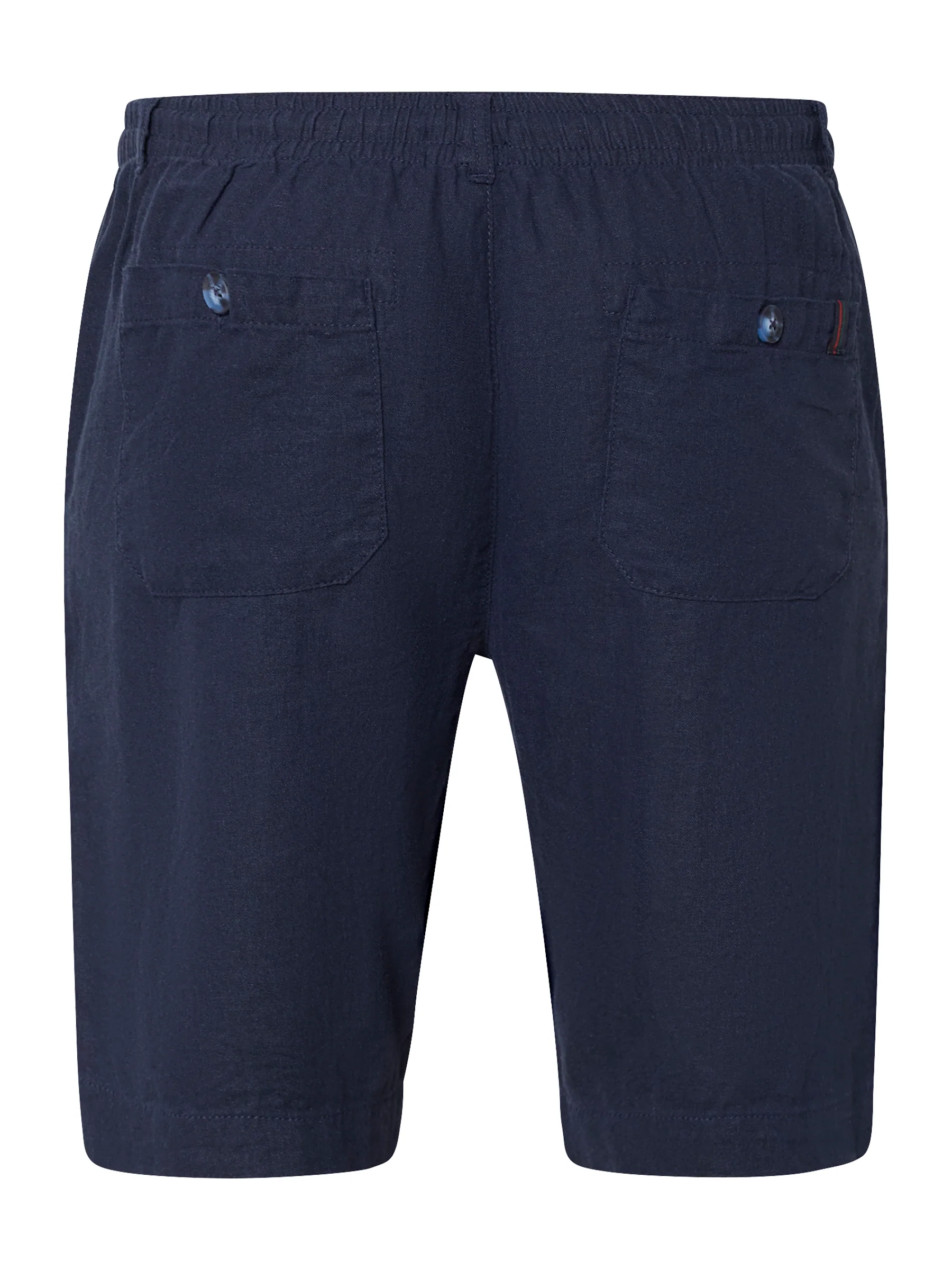 LUCAN LINEN SHORTS - NAVY - Image 5