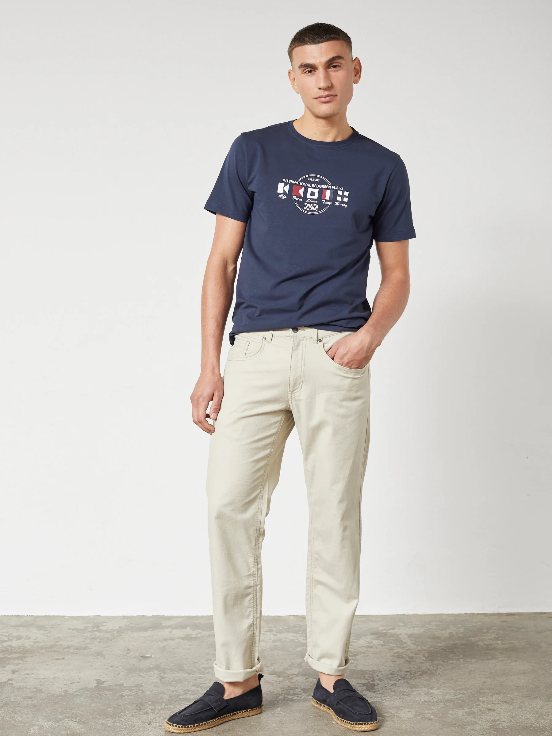MARK 5-POCKET PANTS - Light Sand - Image 3