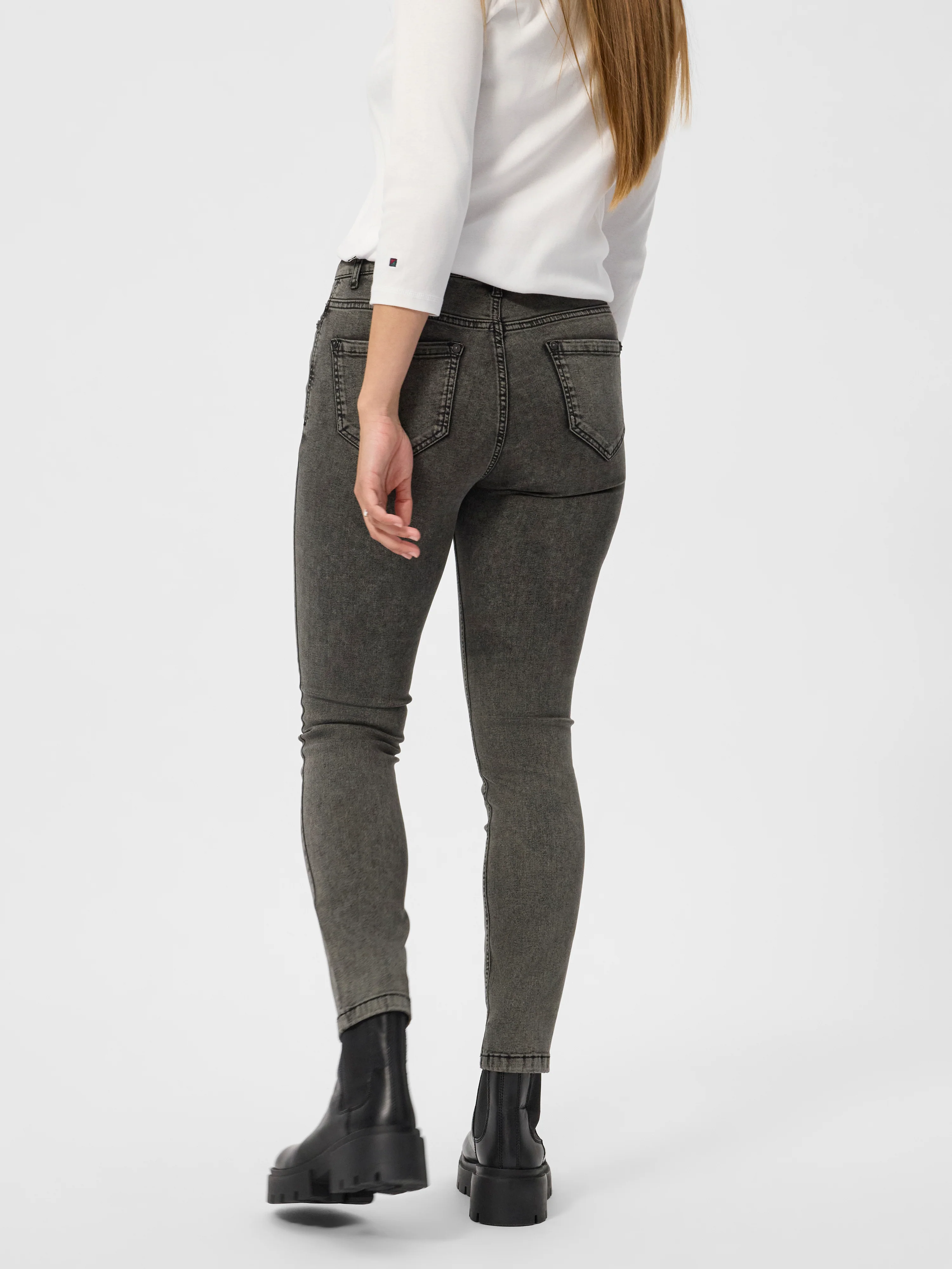 Martina Jeans - Lys Grå - Image 3